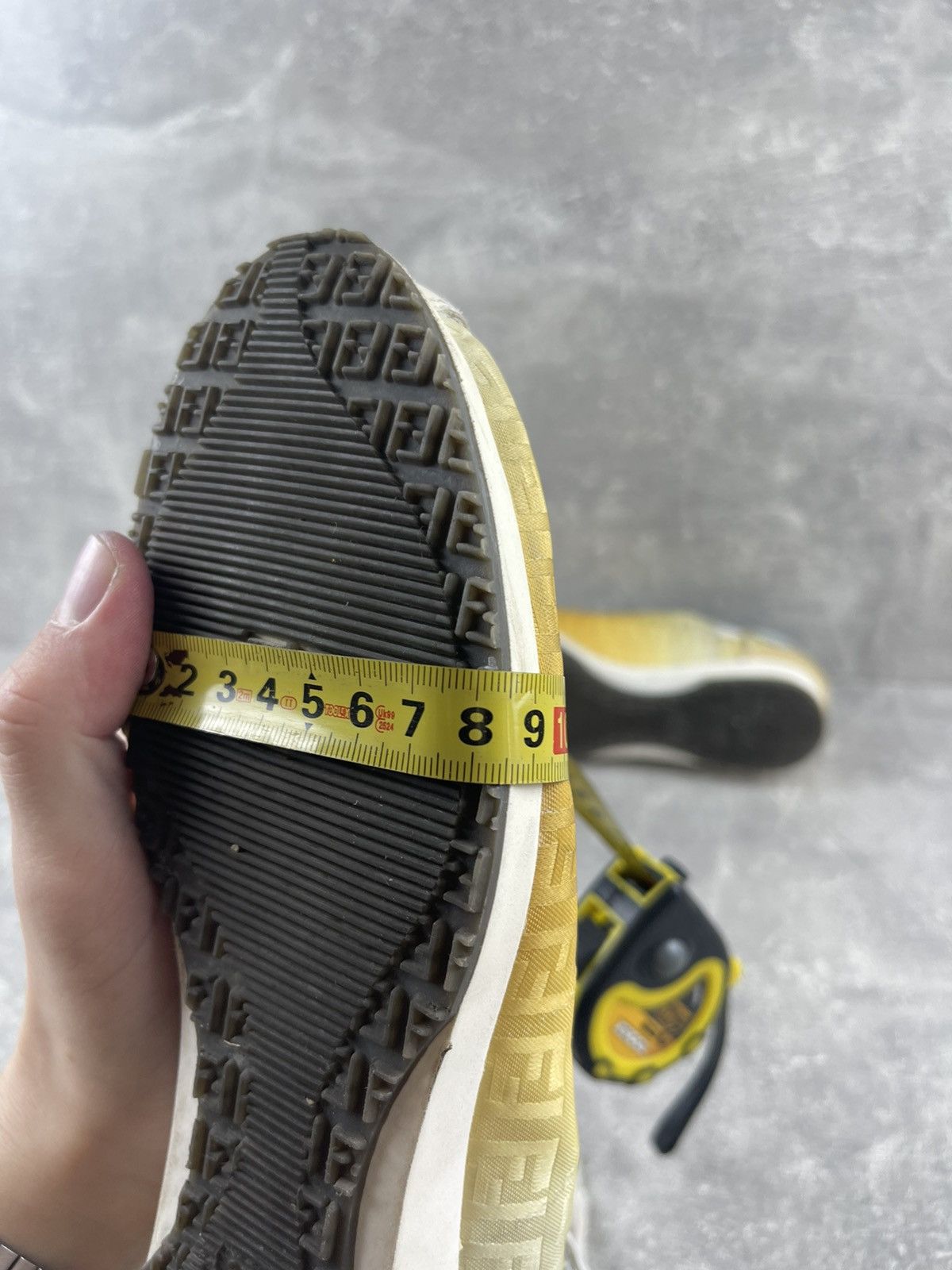 Fendi × Vintage Fendi Archives Vintage 90s Leather Monogrammed Sneakers Size US 7.5 / IT 37.5 - 14 Thumbnail
