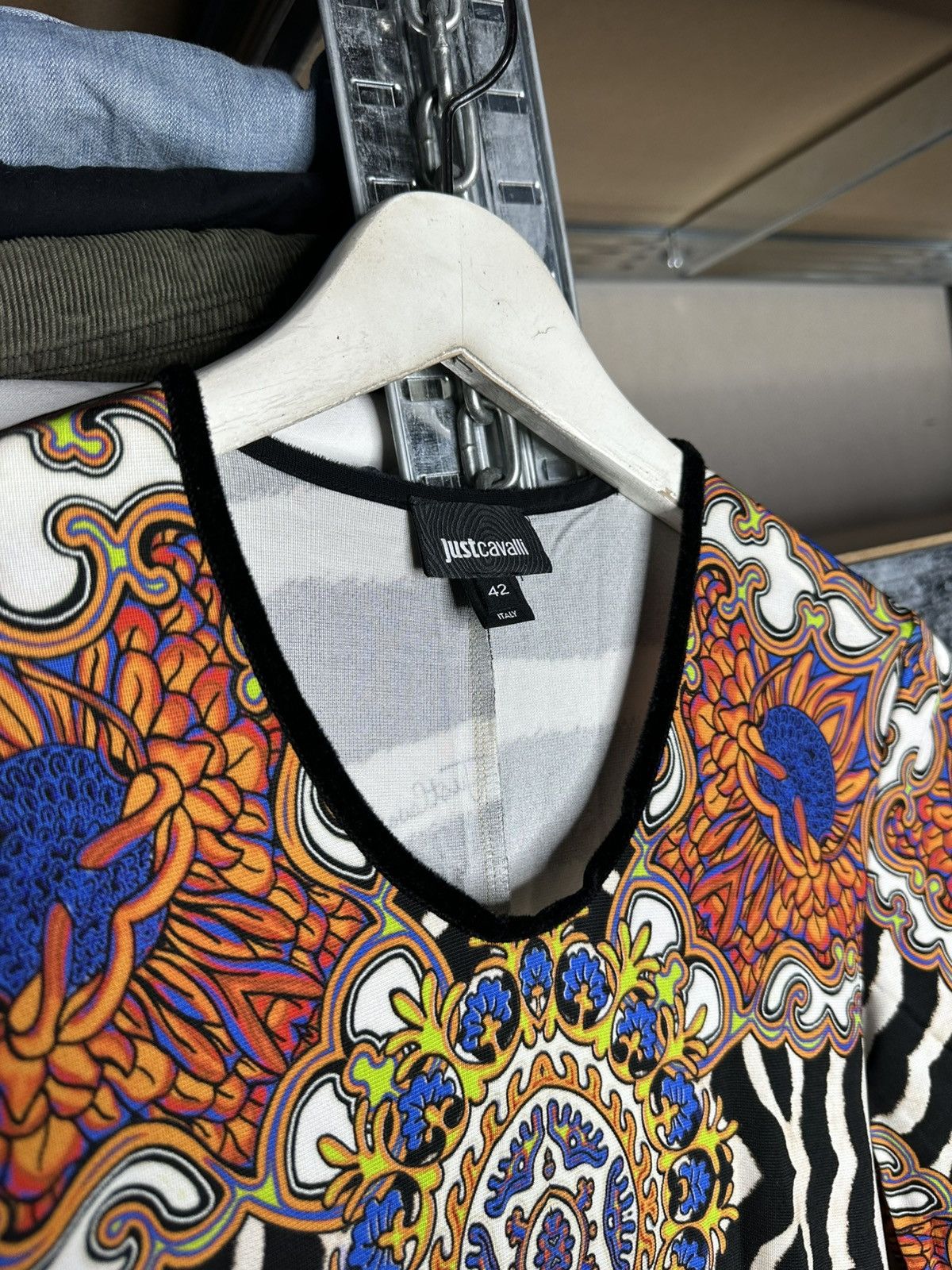 Just Cavalli Just Cavalli Zebra Baroque Print Stretch Dress Size 42 Size M / US 6-8 / IT 42-44 - 10 Thumbnail