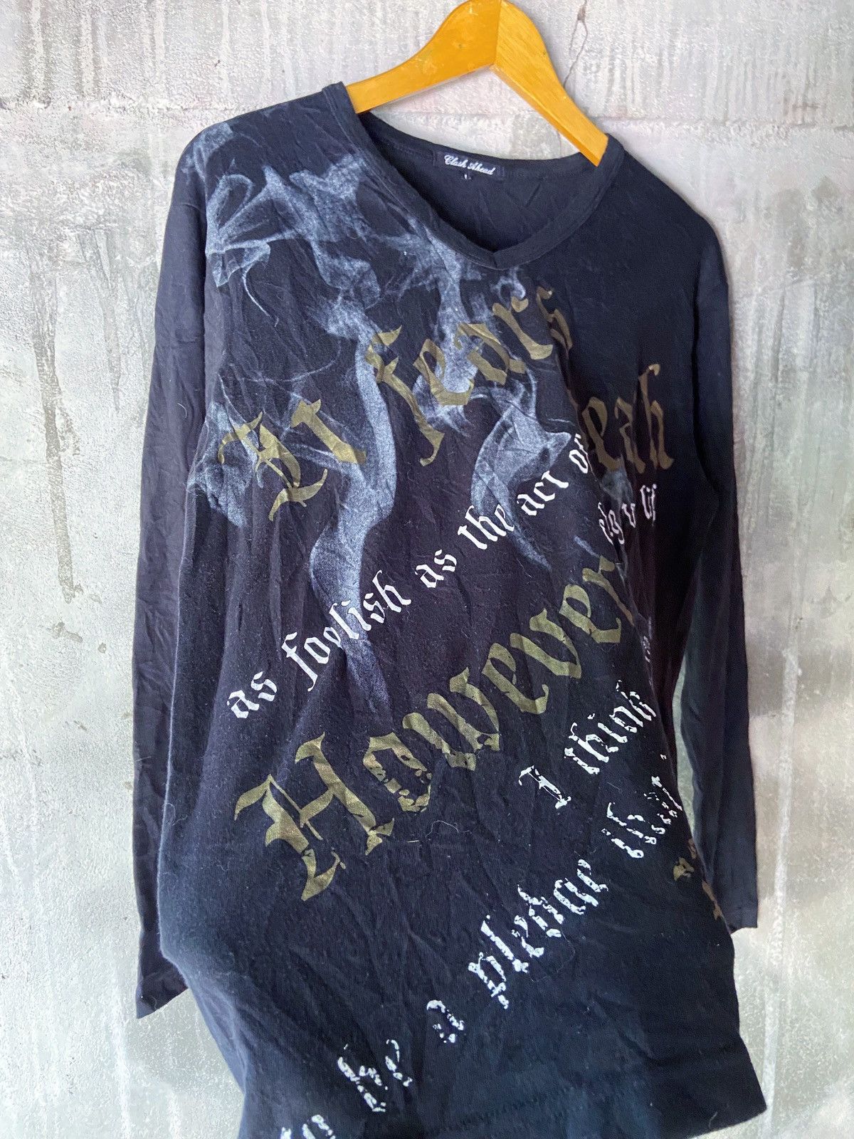 Hysteric Glamour IT FEARS DEATH POEM LONG SLEEVE Size US L / EU 52-54 / 3 - 3 Thumbnail