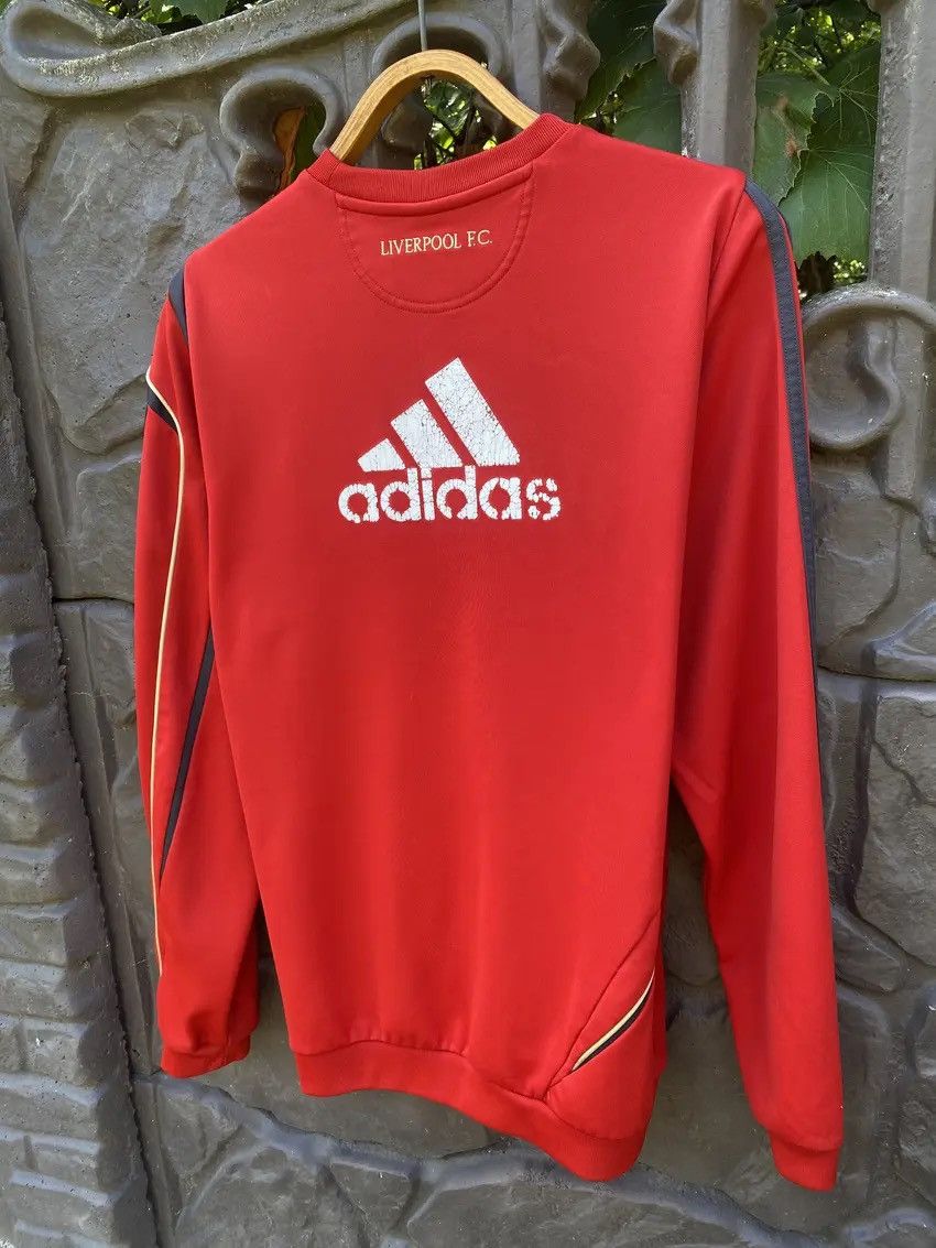 Adidas × Vintage Vintage Adidas Liverpool 2009/2010 Jumper Sweatshirt Size US M / EU 48-50 / 2 - 10 Thumbnail