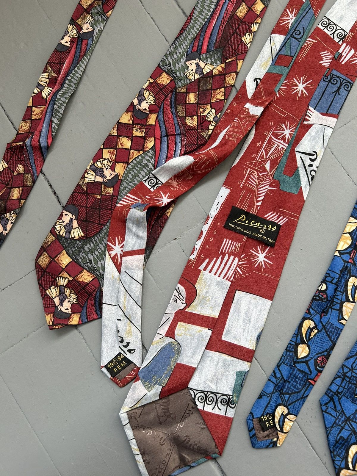 Other Picasso silk tie 3 pieces Size ONE SIZE - 5 Thumbnail