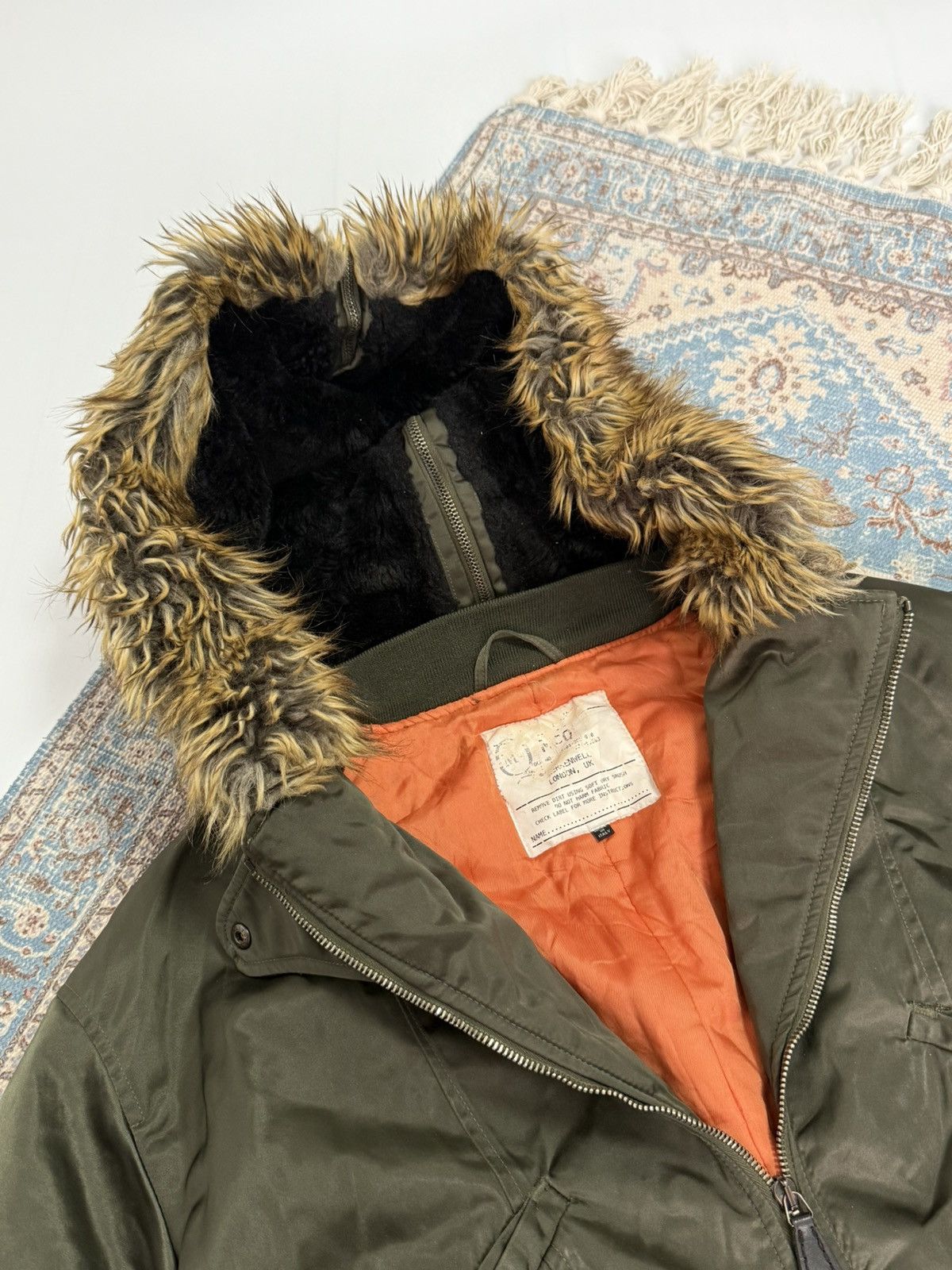 Alexander McQueen Rare Alexander Mcqueen Military Fur Parka Jacket Size US S / EU 44-46 / 1 - 7 Thumbnail