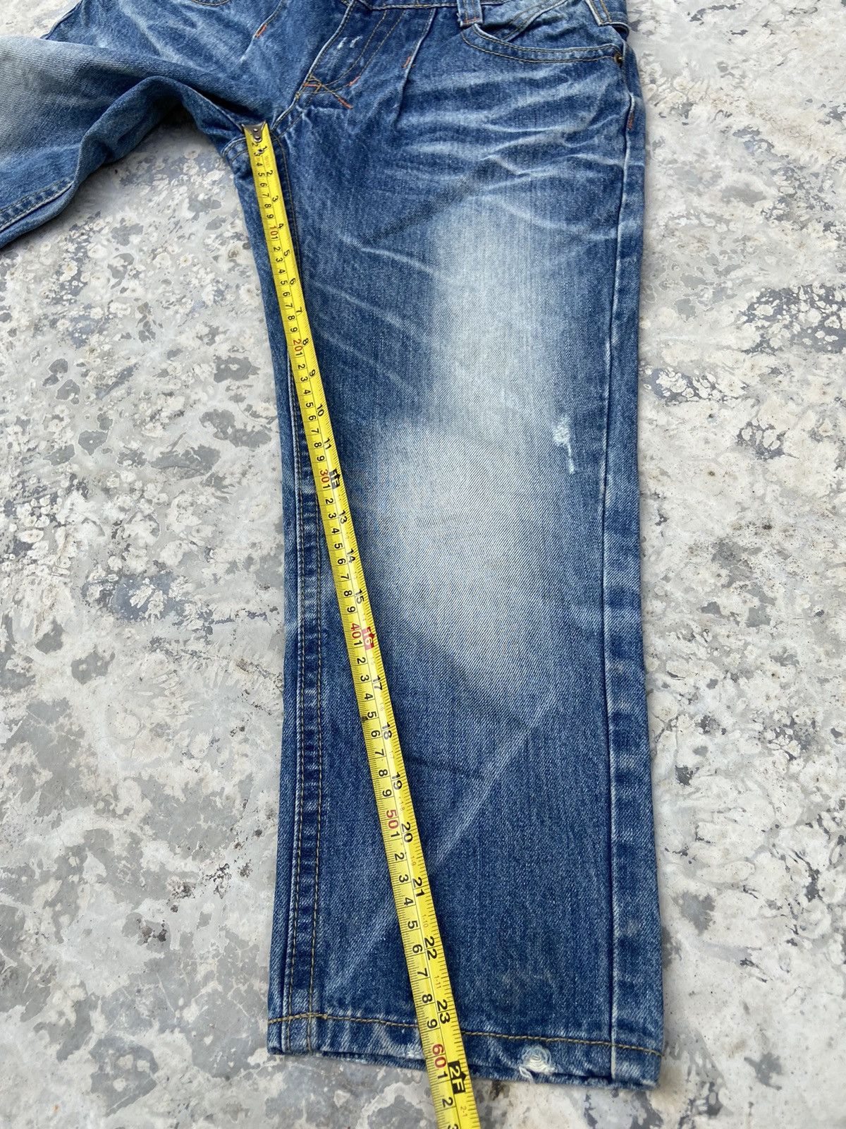 If Six Was Nine × Le Grande Bleu (L.G.B.) × Vintage Irene short denim pants below the knee Size 27" / US 4 / IT 40 - 12 Thumbnail