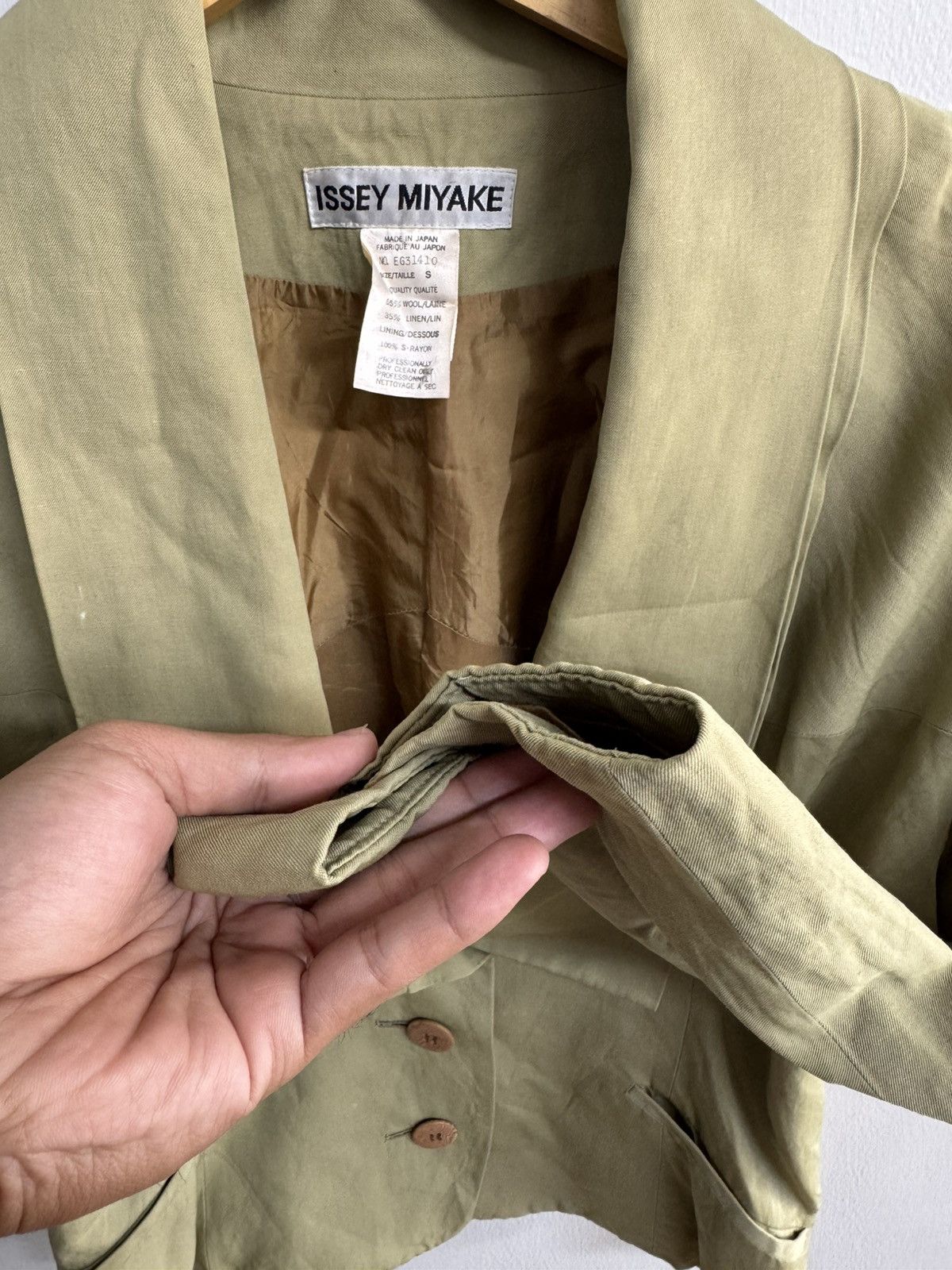 Issey Miyake VINTAGE ISSEY MIYAKE BLAZZER WOMEN Size S / US 4 / IT 40 - 4 Thumbnail