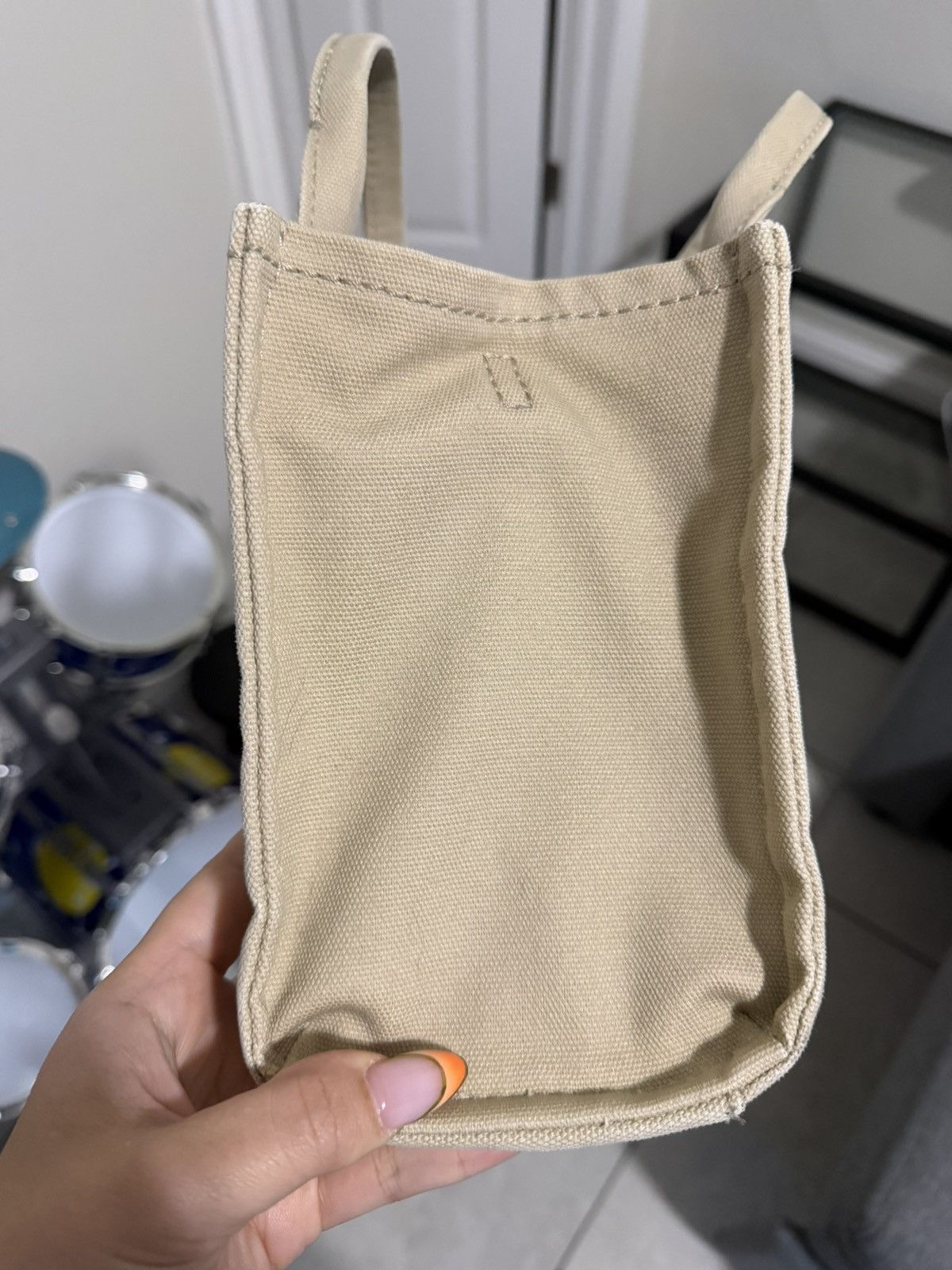 Marc Jacobs Marc Jacobs The Canvas Small Tote Bag ‘Beige’ Size ONE SIZE - 7 Thumbnail