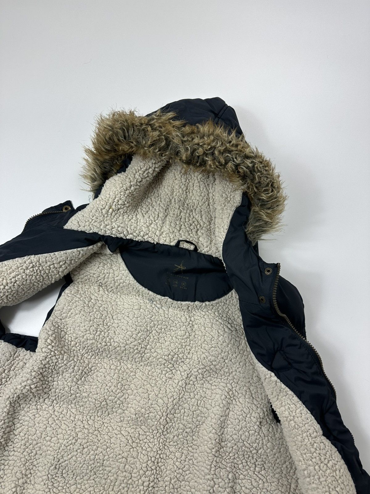 Japanese Brand Faux Fur Women's Vest Wood Button Fit Size L / US 10 / IT 46 - 7 Thumbnail