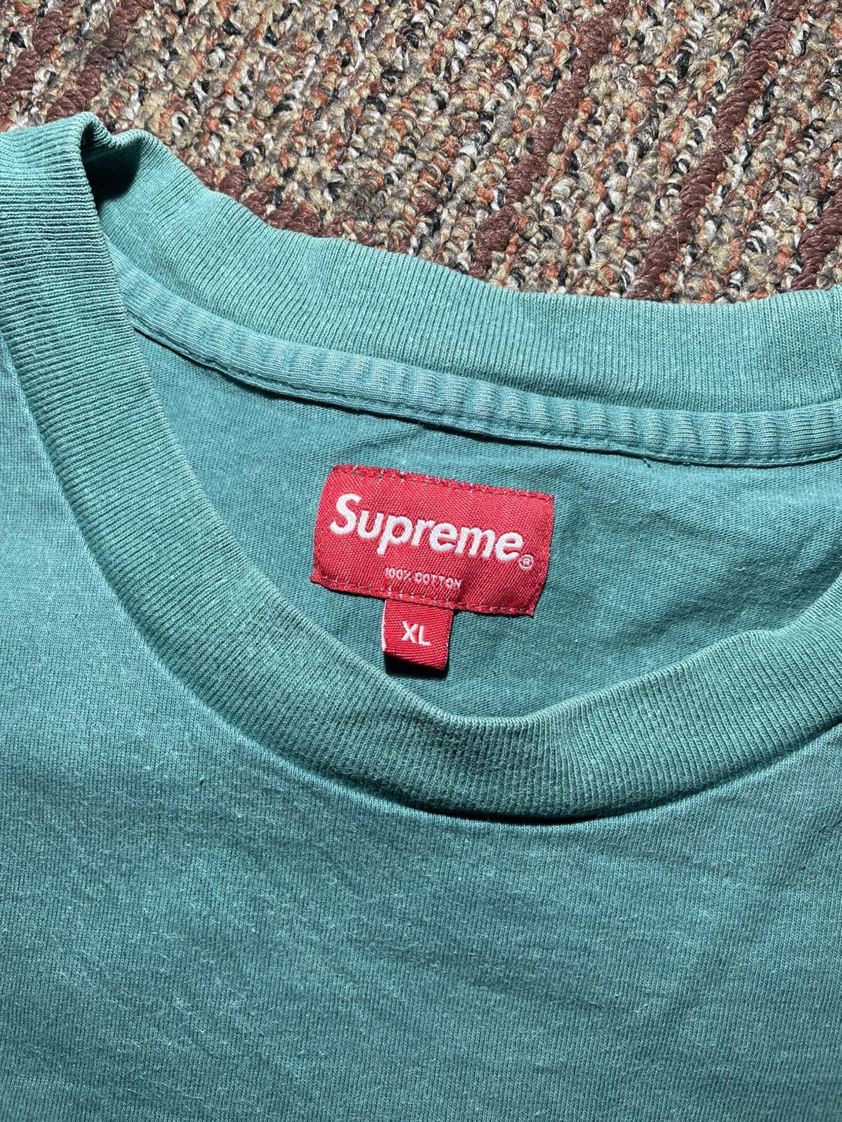 Supreme Supreme Stagger Tee (X-Large) Size US XL / EU 56 / 4 - 4 Thumbnail