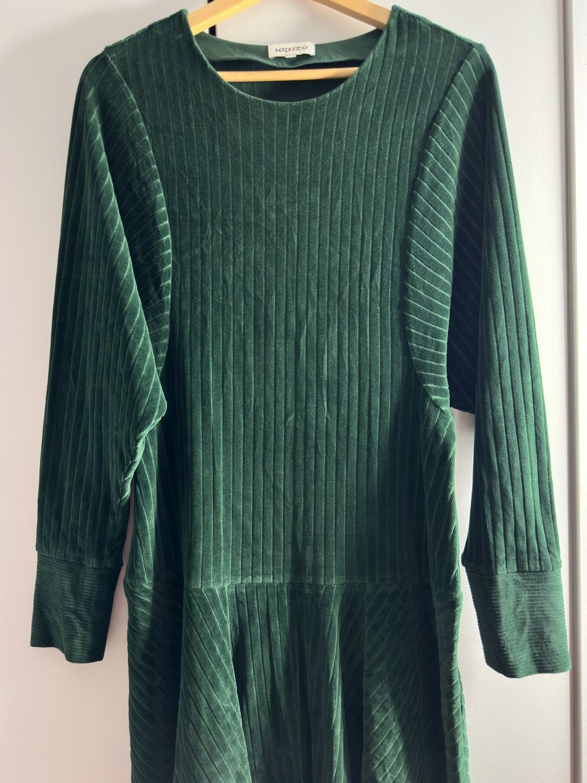 Kenzo Kenzo dress velvet Size L / US 10 / IT 46 - 3 Thumbnail