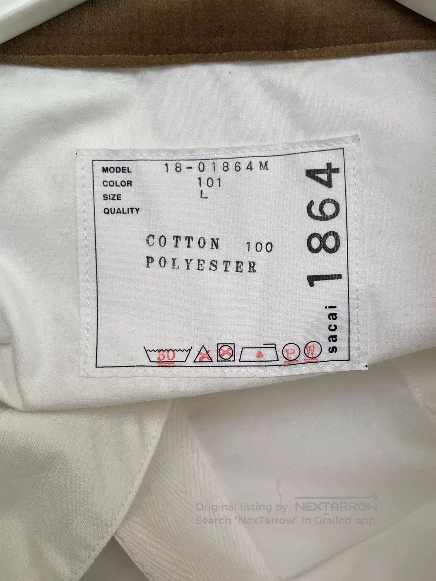 CLOT CLOT x sacai Collaborative Shirt Jacket. Size US L / EU 52-54 / 3 - 3 Thumbnail
