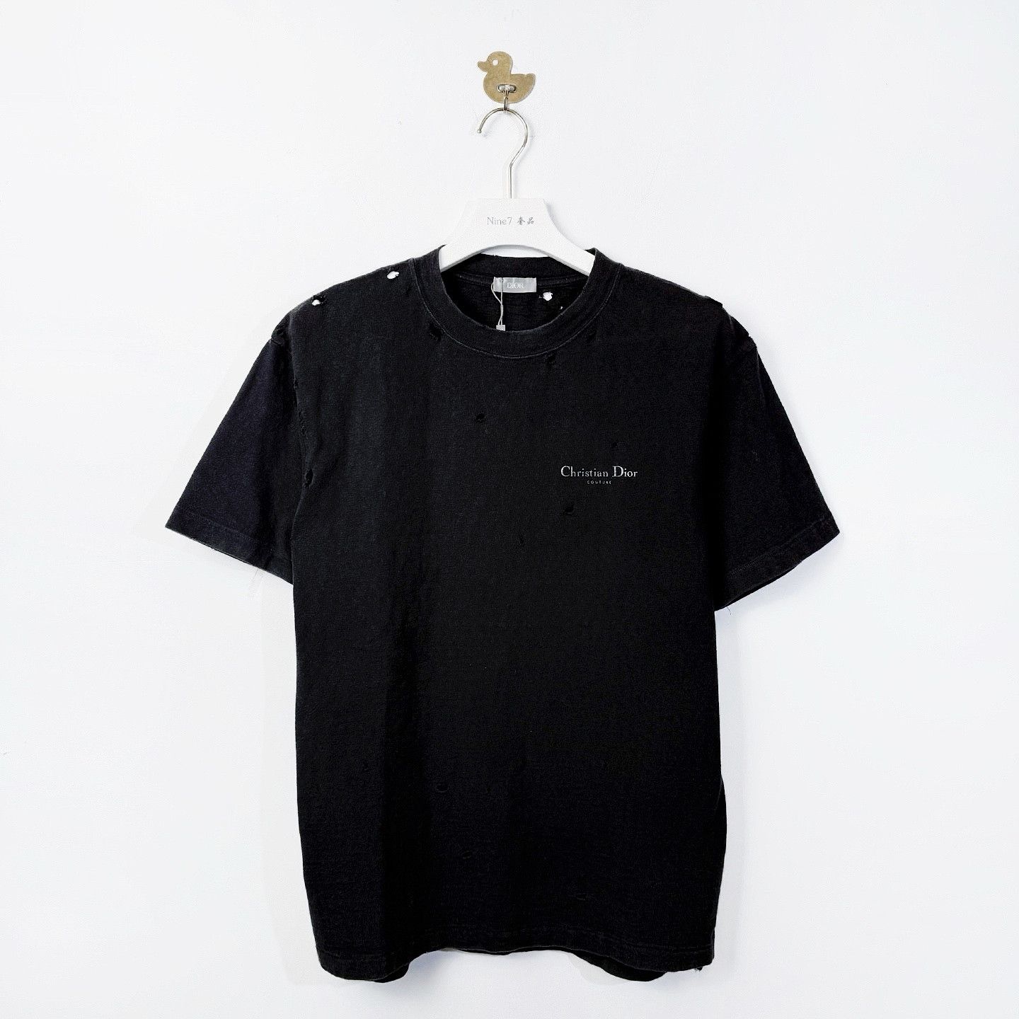 Dior Dior Christian Dior Couture Distressed T-Shirt Size S Size US S / EU 44-46 / 1 - 1 Thumbnail