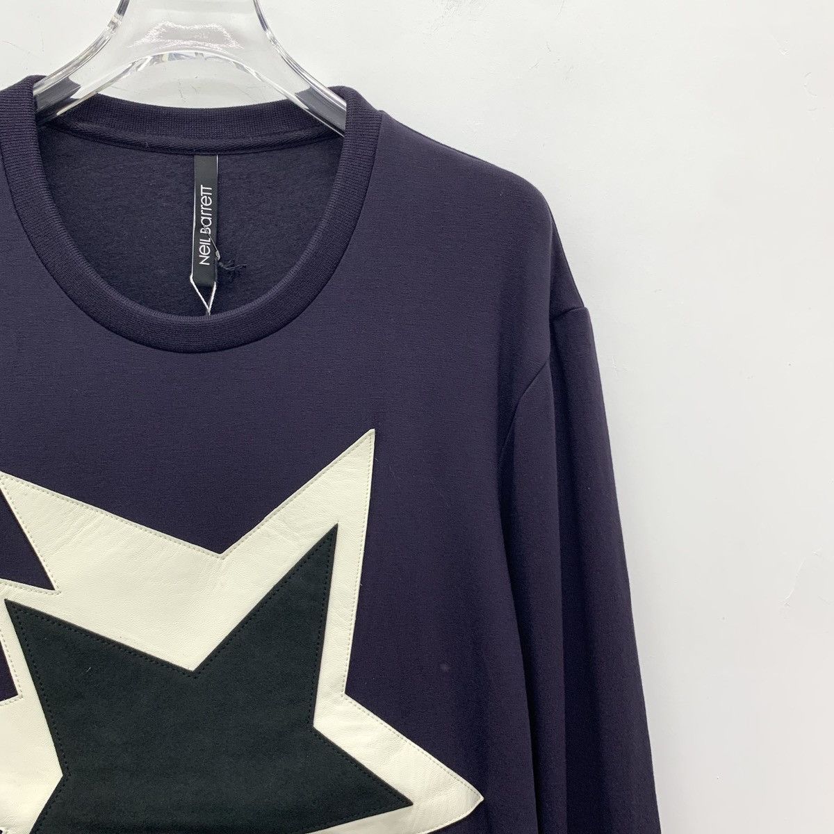 Neil Barrett Neil Barrett Blue Star Printed Long Sleeve Sweatshirt K26WX Size US S / EU 44-46 / 1 - 3 Thumbnail