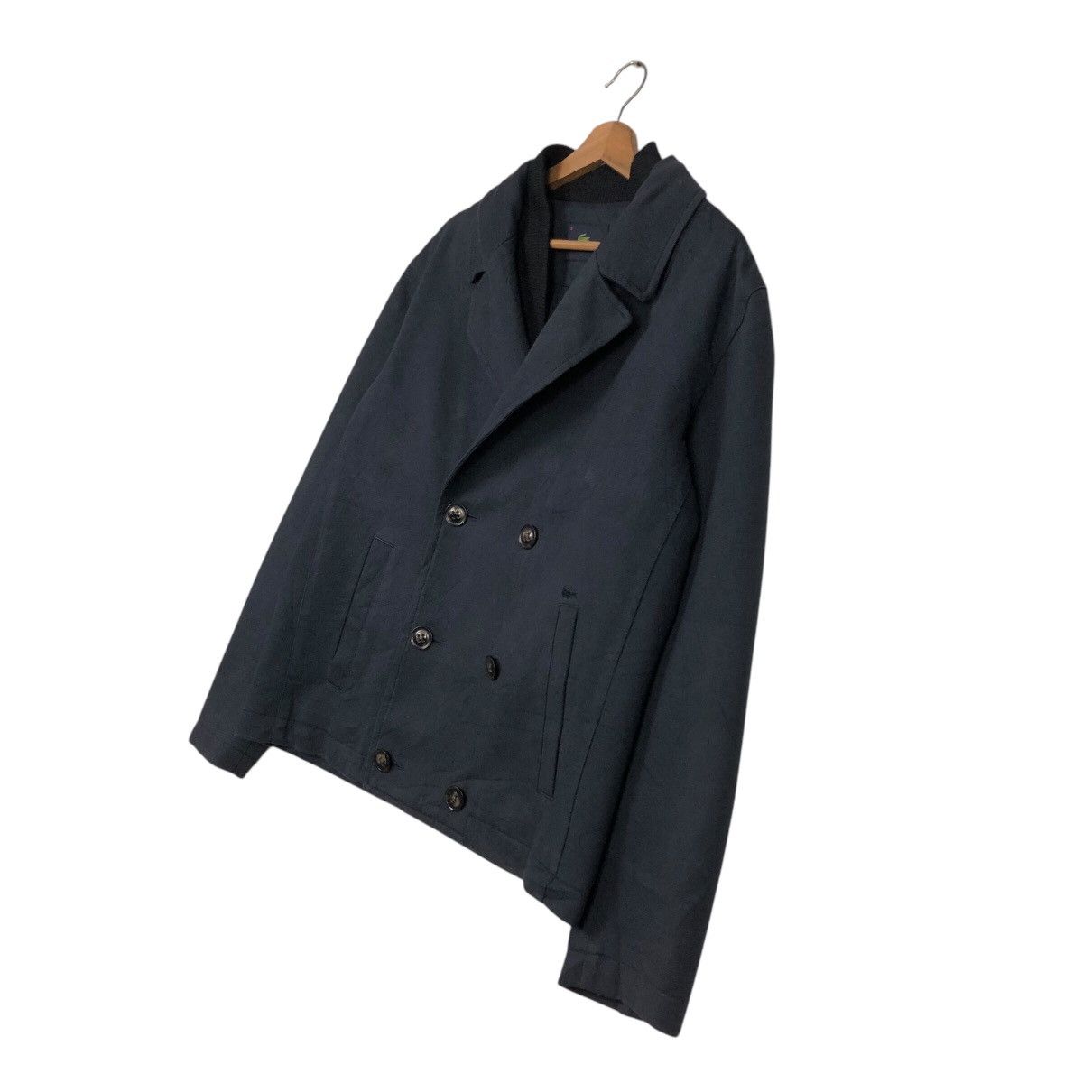 Japanese Brand × Vintage 📌Vintage Chore Work Jacket Lacoste Rich Black Issey Miyake Size US M / EU 48-50 / 2 - 3 Thumbnail