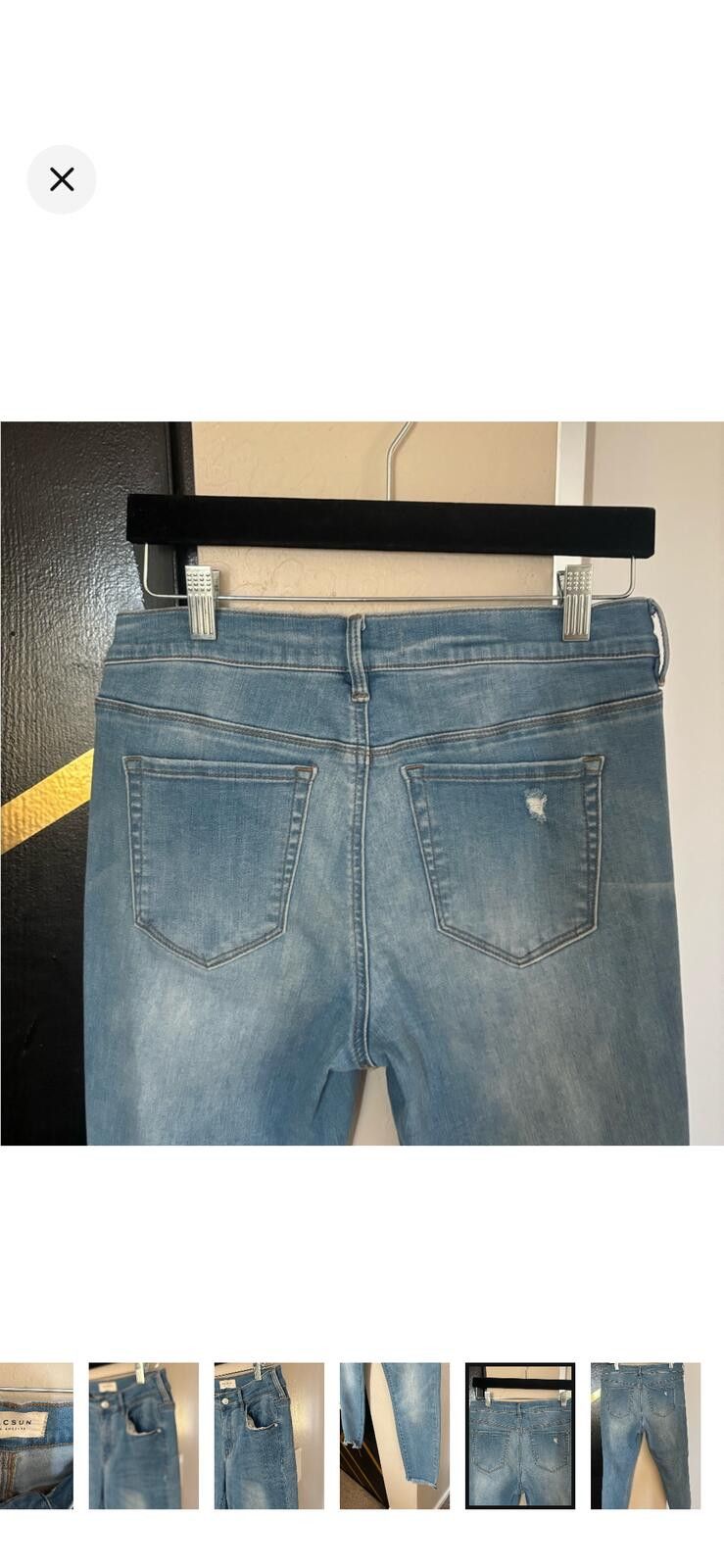 Pacsun (PACSUN) ankle Blue Denim Jeans Size 29" - 5 Thumbnail
