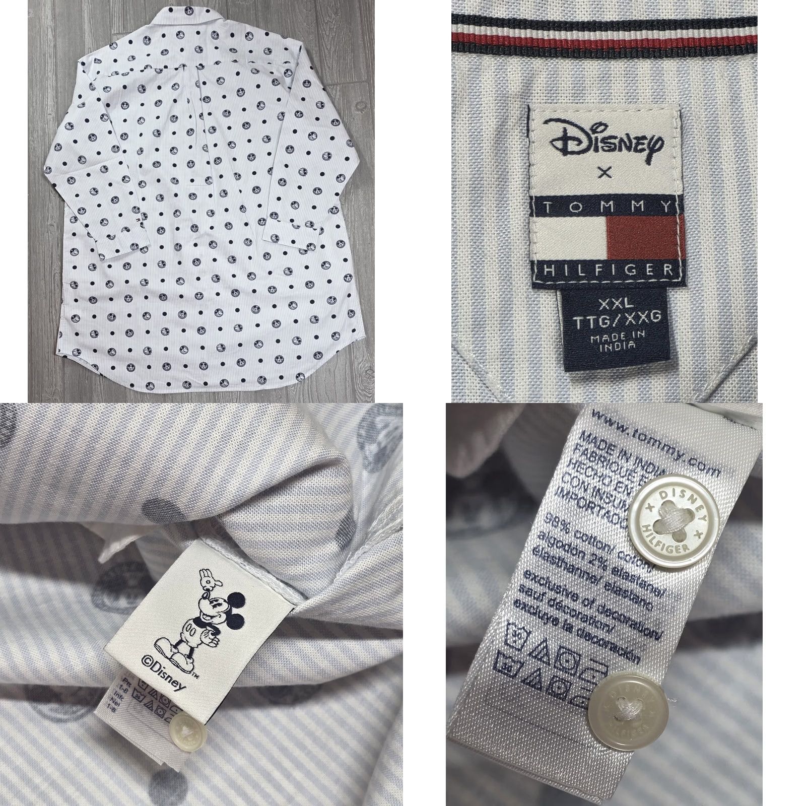 Disney Disney Tommy Hilfiger Mickey Mouse Long Sleeve Shirt Dress 2XL Red AOP Vintage No? Size XXL / US 16-18 / IT 52-54 - 8 Thumbnail