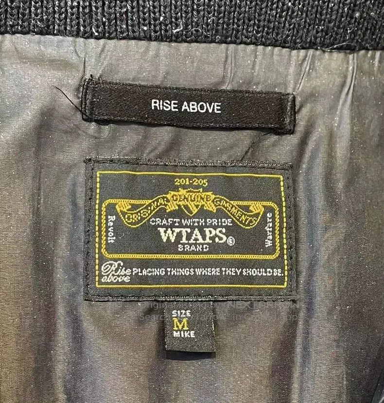Wtaps Wtaps Letter Embroidered Down Jacket Size US M / EU 48-50 / 2 - 8 Thumbnail