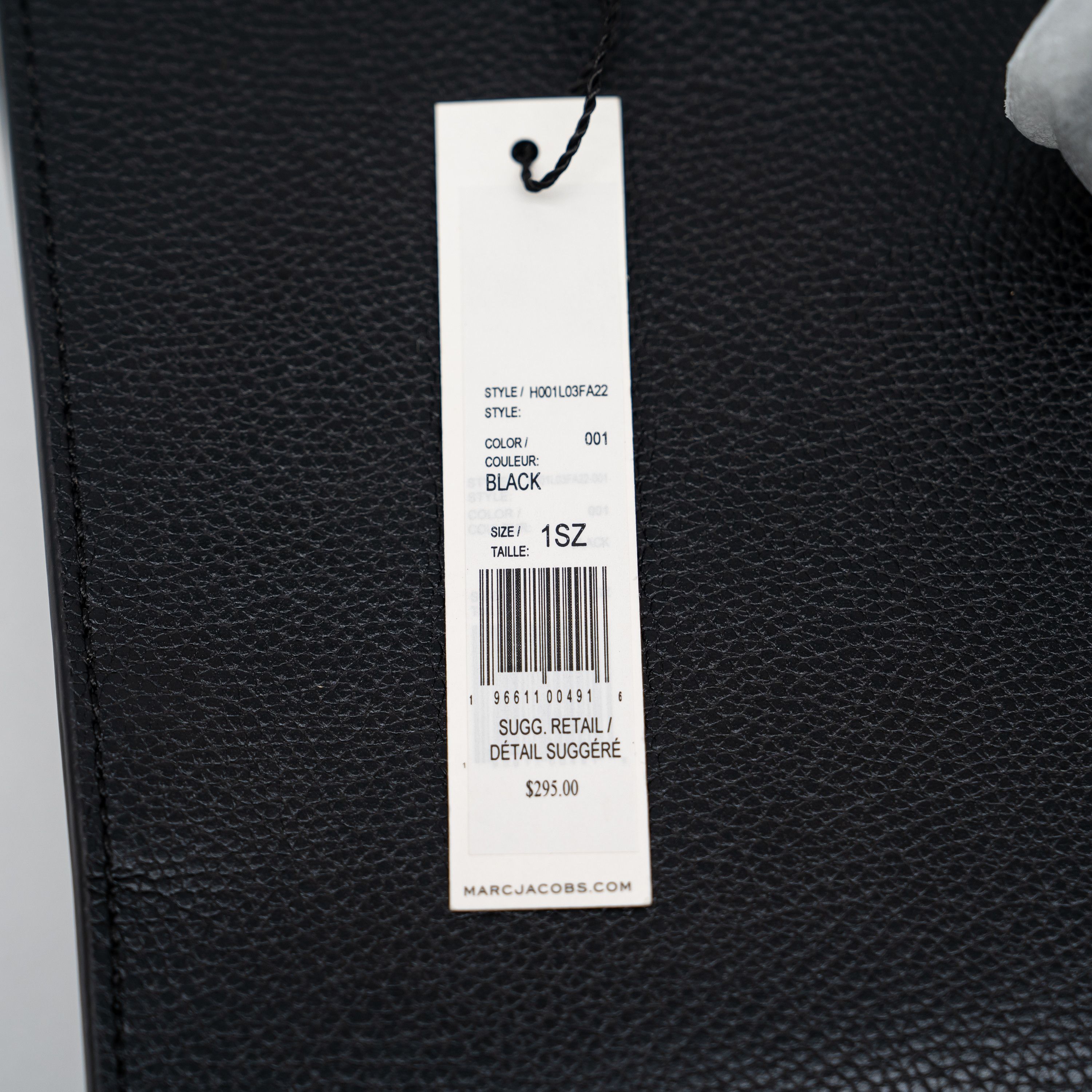 Marc Jacobs Marc Jacobs Mini Micro Grind Black Tote Bag Leather Size ONE SIZE - 10 Thumbnail