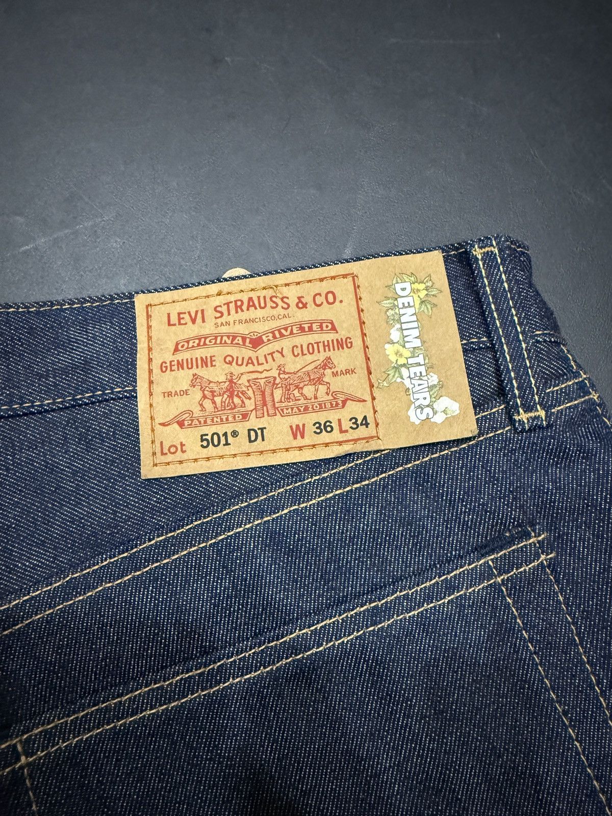DENIM TEARS × Levi's levis denim tears Size US 36 / EU 52 - 4 Thumbnail