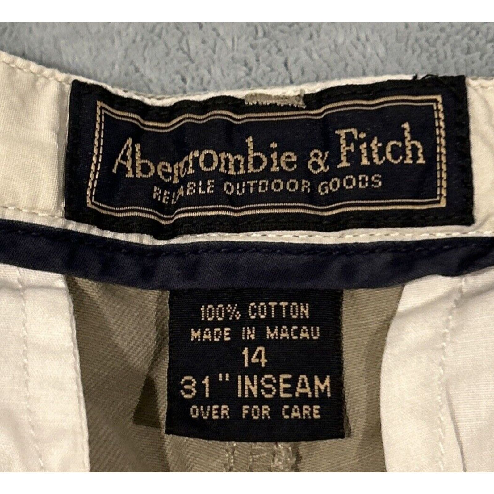 Abercrombie & Fitch Beyond Baggy Pants Womens 14 35x29 Loose Abercrombie Fitch Size 36" / US 14 / IT 50 - 3 Thumbnail