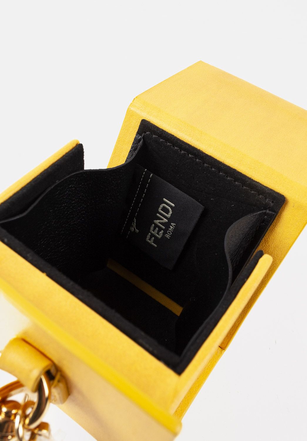 Fendi New Fendi Leather Box Key Chain Women Bag, One Size, S1158 Size ONE SIZE - 6 Thumbnail