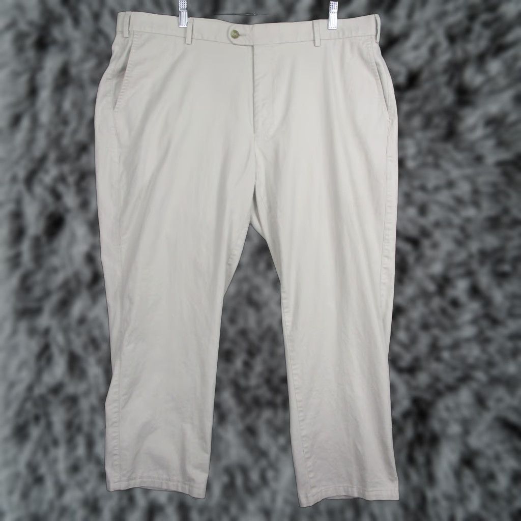 Peter Millar Peter Millar Pants Mens 40x27 Beige Chino Straight Leg Pima Cotton Stretch Size US 40 / EU 56 - 1 Thumbnail