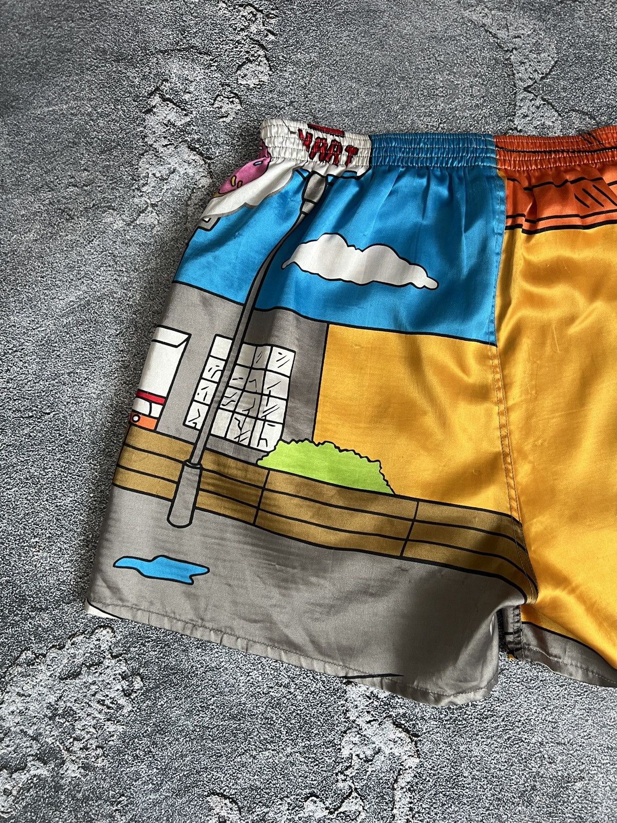 Cartoon Network The Simpsons shorts big logo y2k Size US 34 / EU 50 - 6 Thumbnail