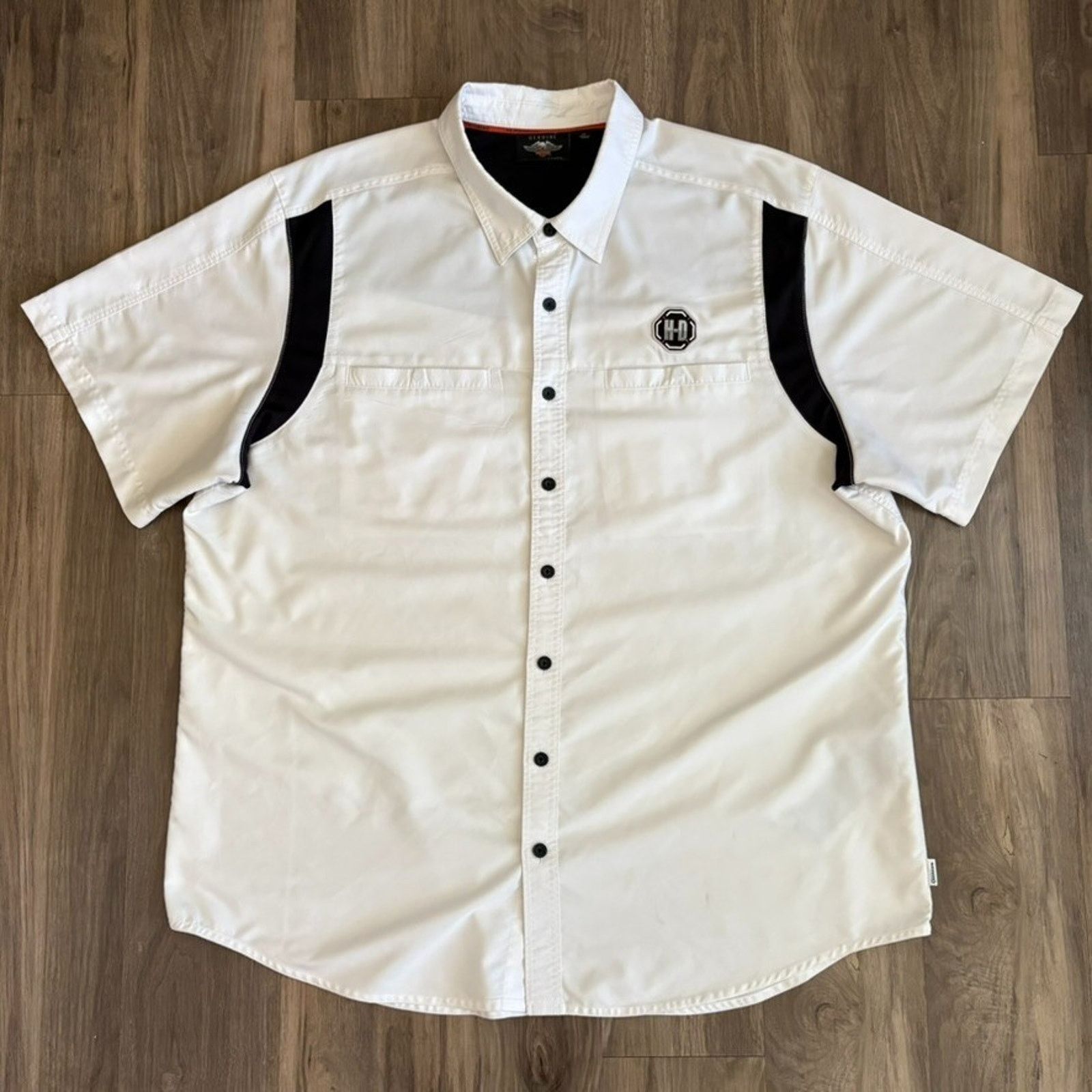 Harley Davidson Harley Davidson Button Up Shirt Men's Size 3XL Size US XXL / EU 58 / 5 - 2 Thumbnail