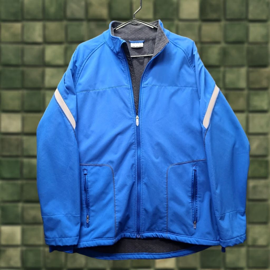Asics ASICS Windbreaker Jacket Mens XL Softshell Blue Size US XL / EU 56 / 4 - 1 Thumbnail