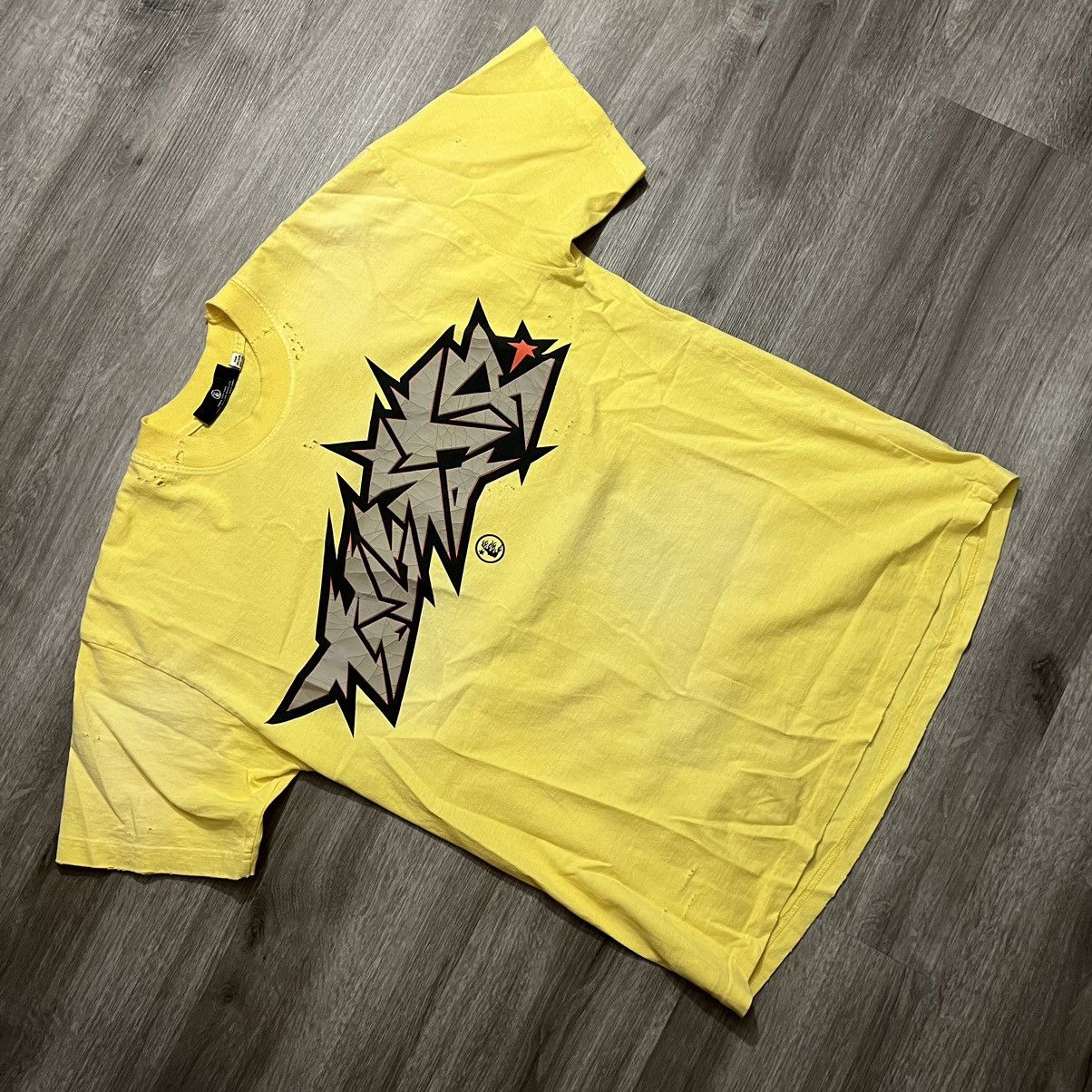 HELLSTAR Hellstar Cracked Logo T-Shirt Size US M / EU 48-50 / 2 - 1 Thumbnail