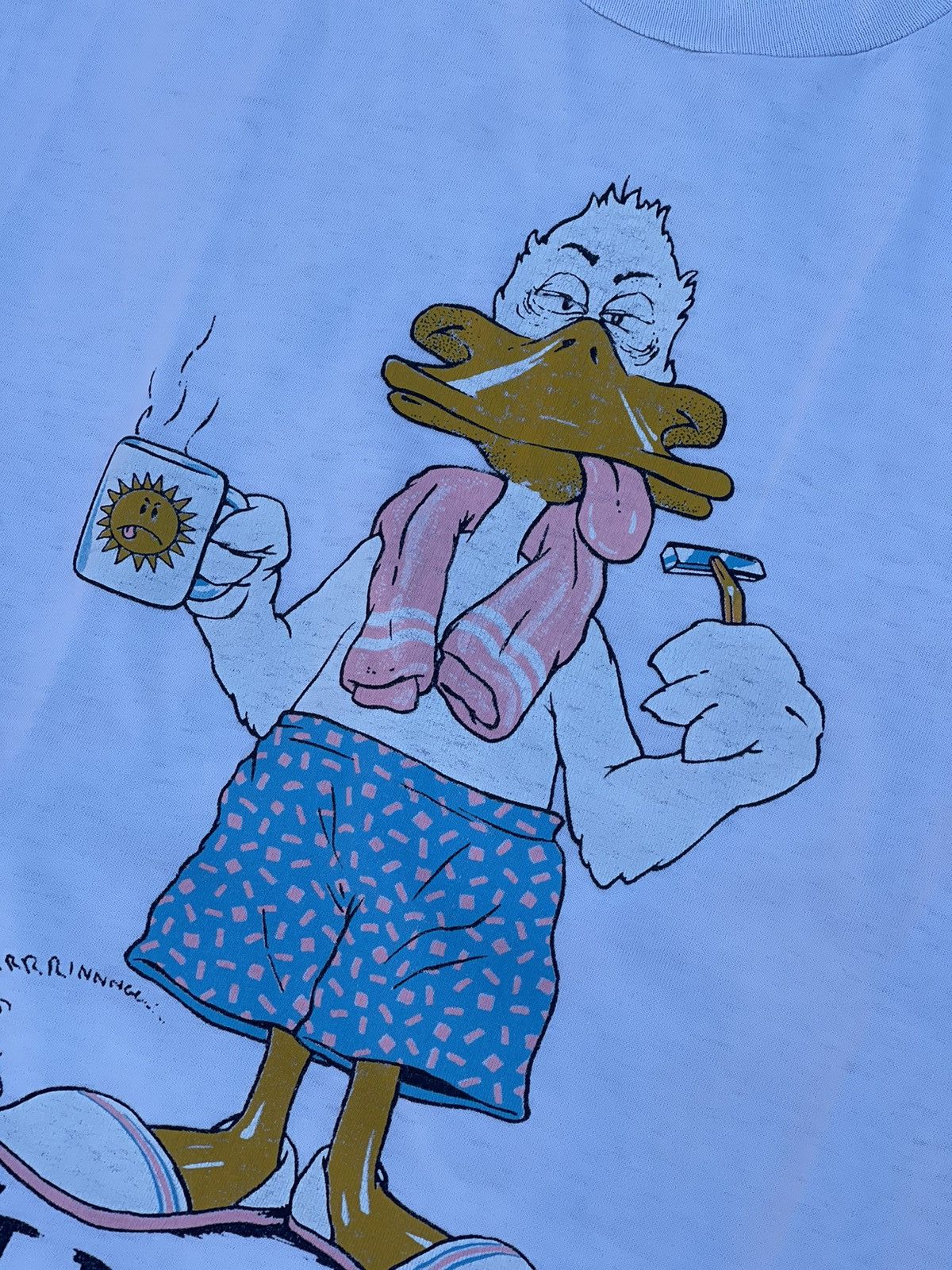Vintage 1988 Donald Duck vintage Florida white t-shirt tee Size US L / EU 52-54 / 3 - 9 Thumbnail