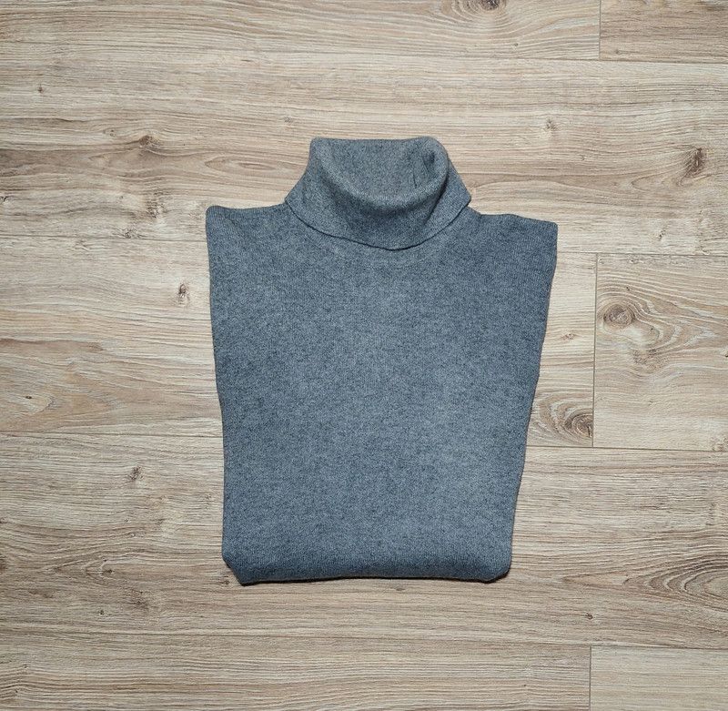 Ballantyne 100% cashmere sweater turtleneck jumper gray luxury soft Size S / US 4 / IT 40 - 2 Thumbnail