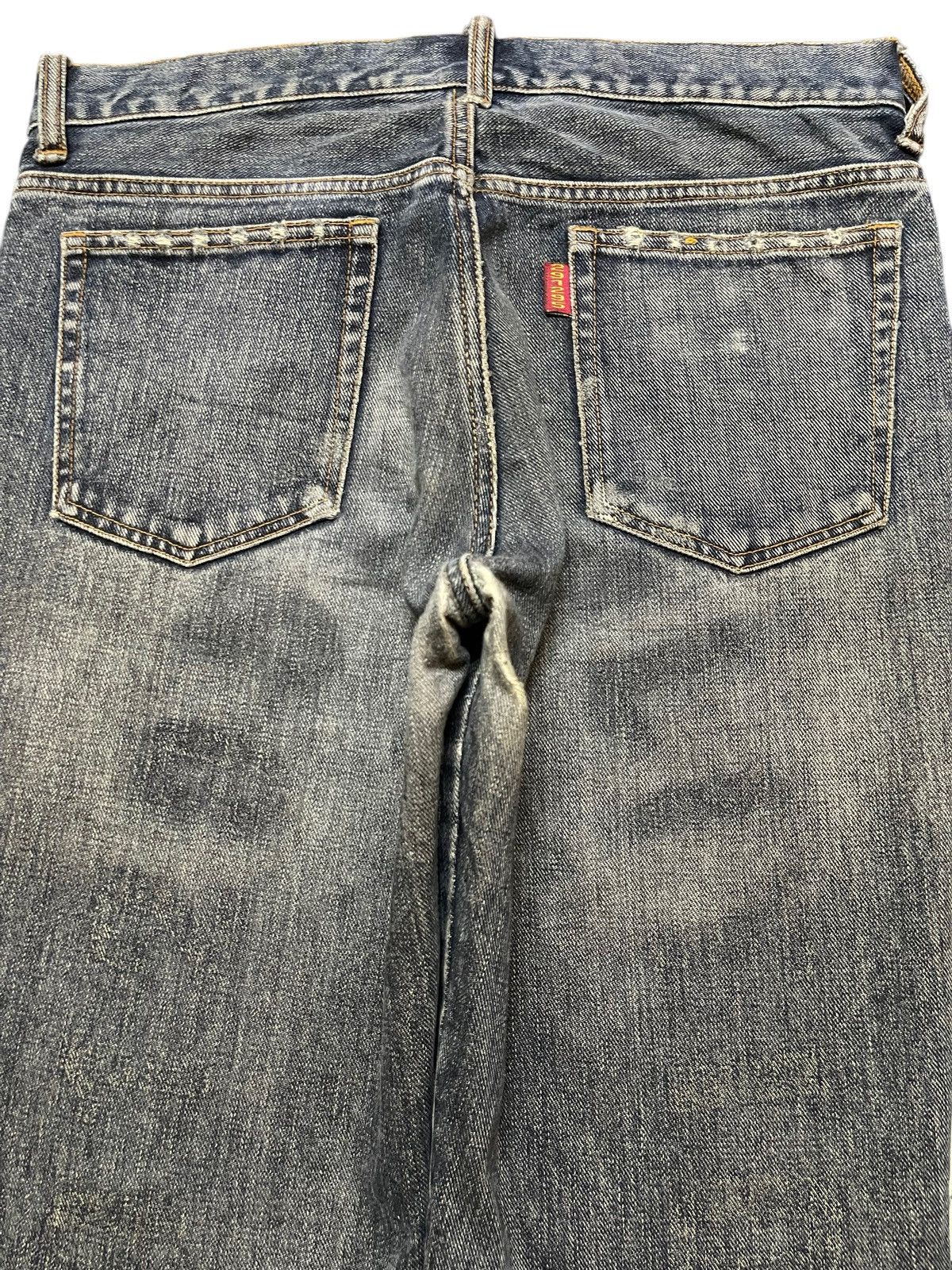 291295=Homme Vintage Japan 291295 Homme Mud Wash Faded Clawmark Loose Fit Size US 31 - 5 Thumbnail