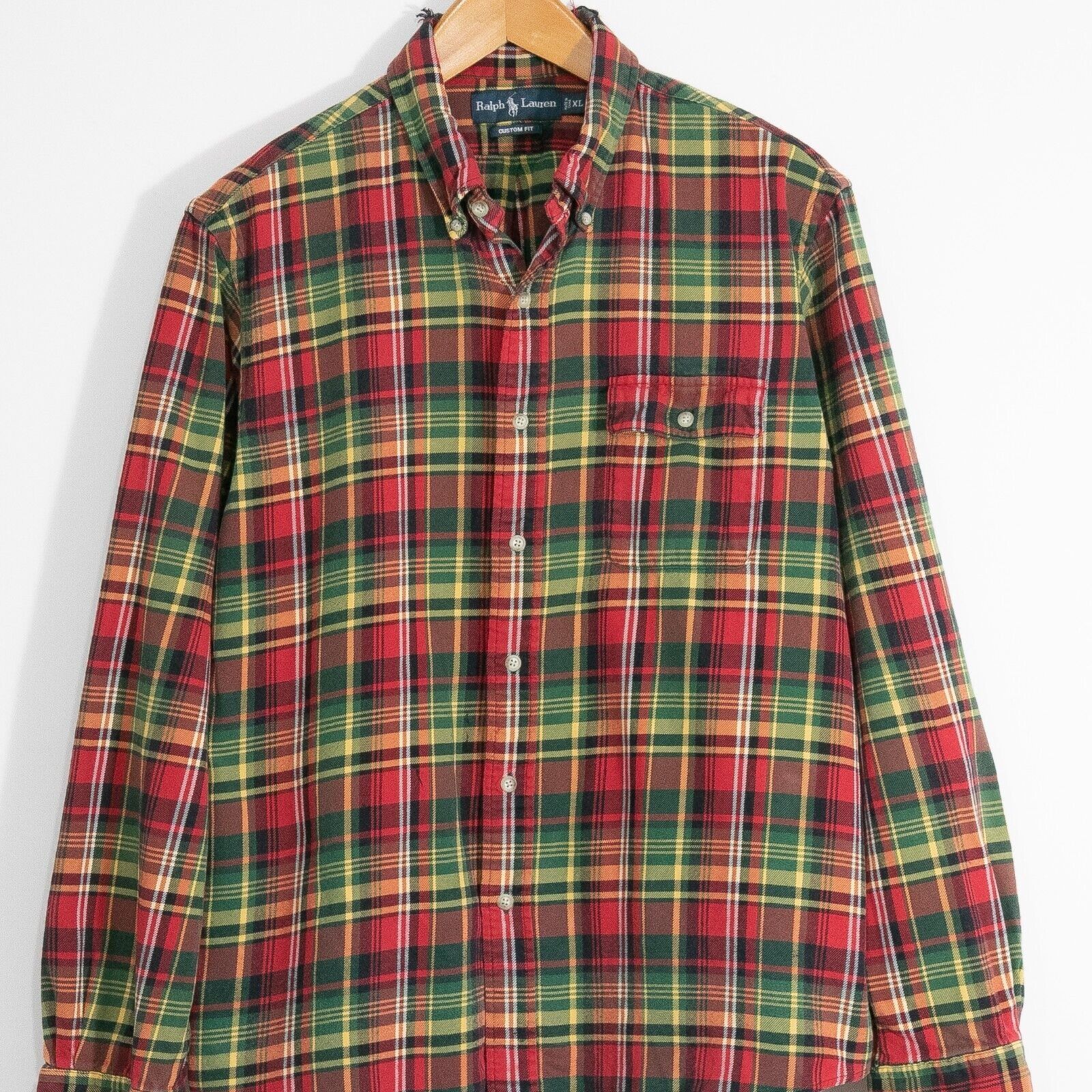 Polo Ralph Lauren Vintage Ralph Lauren Plaid Button Up Shirt XL - Long Sleeve Size US XL / EU 56 / 4 - 2 Thumbnail