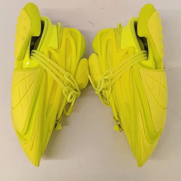 Balmain Balmain Unicorn Low-Top Neon Chunky Sneakers - EU44/US11 Size US 11 / EU 44 - 5 Thumbnail