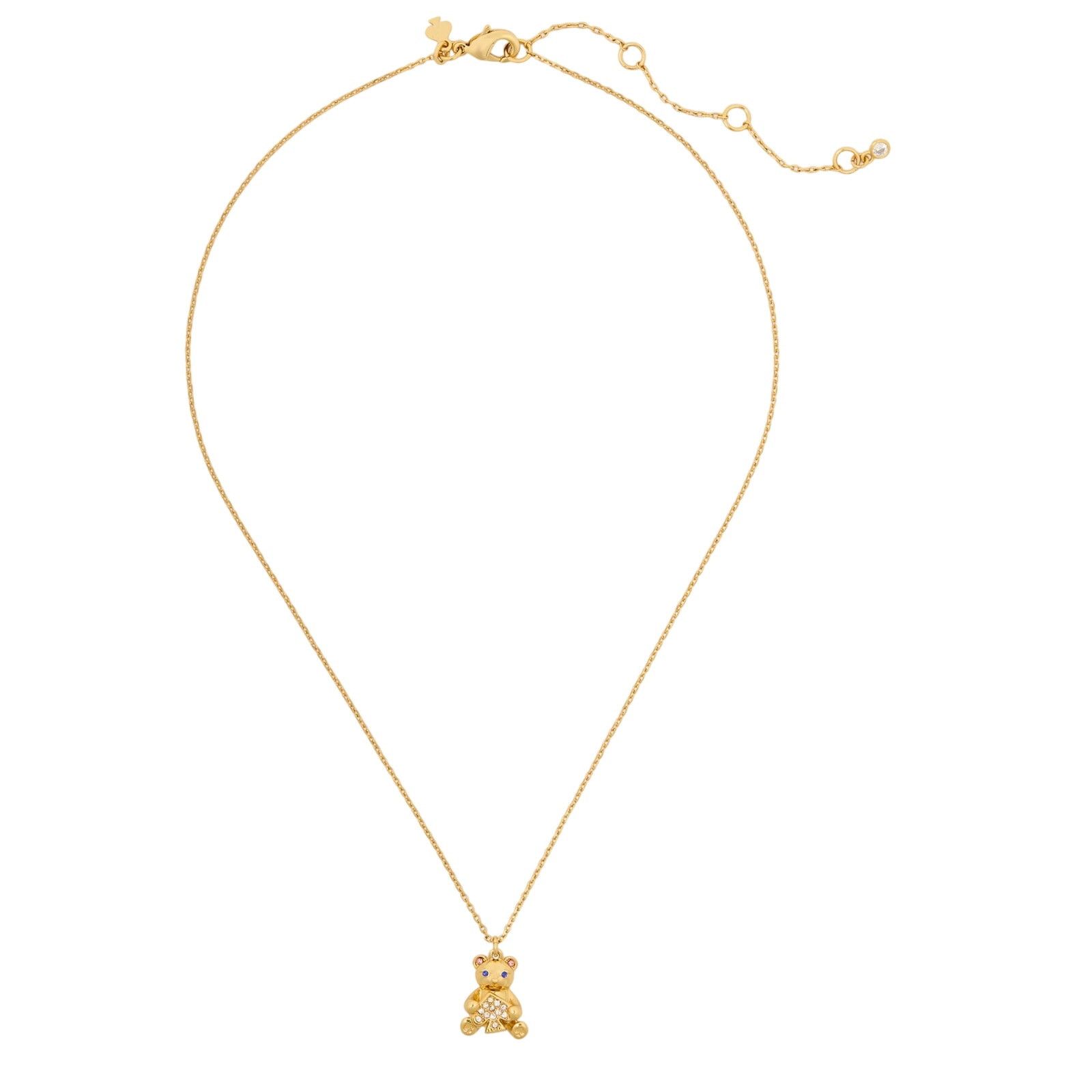Kate Spade Kate Spade Oh What Fun Spade Teddy Bear Pendant Size ONE SIZE - 4 Thumbnail