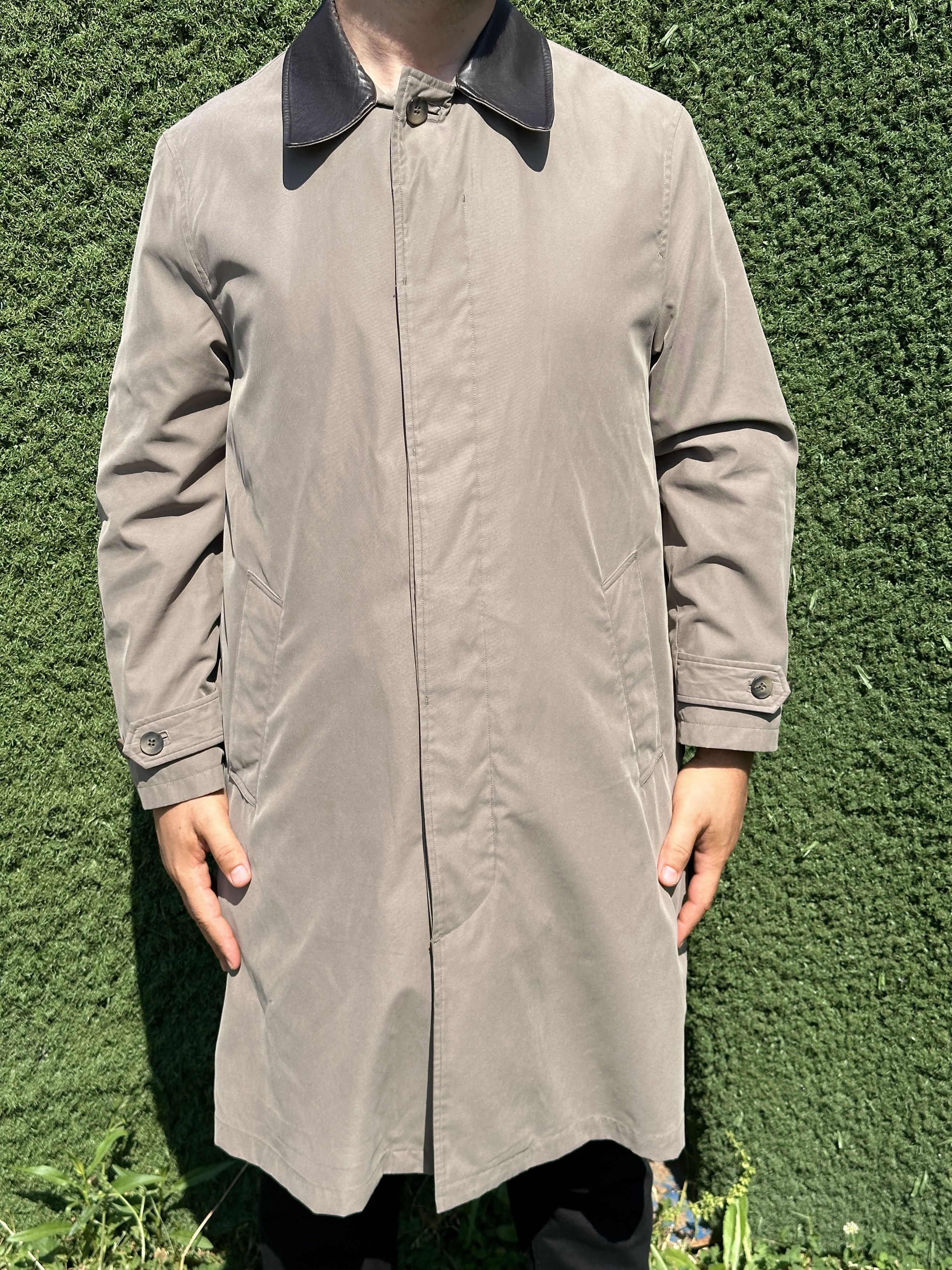 Ermenegildo Zegna Ermenegildo Zegna Prorsum Trench Coat Leather Long Size 48 M Size US M / EU 48-50 / 2 - 4 Thumbnail