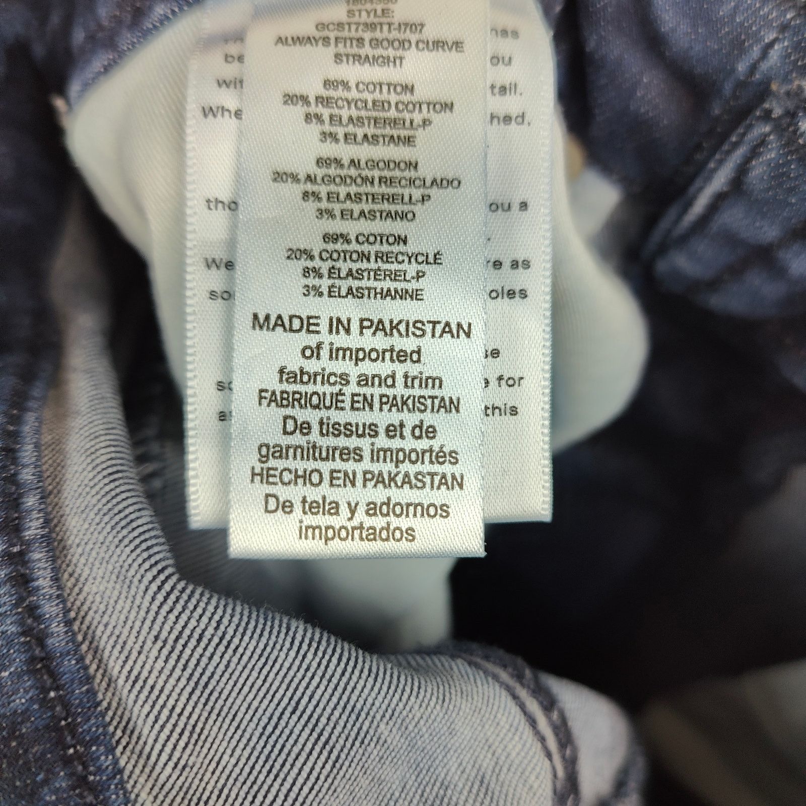 Good American Good American Always Fits Good Curve Straight Jeans 00-4 Size 27" / US 4 / IT 40 - 9 Thumbnail