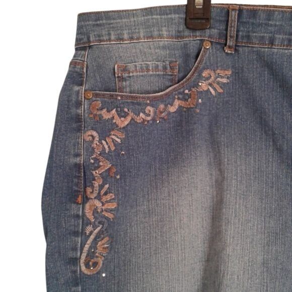 Gloria Vanderbilt Gloria Vanderbilt Size 24W Shorts Womens Plus Denim Jeans Je Size 42" / US 20 - 3 Thumbnail