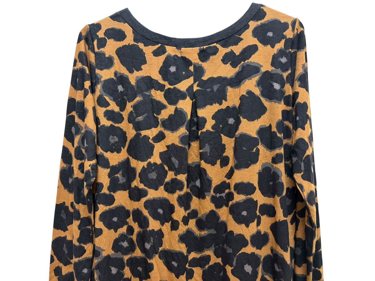 Krizia WILD 🐆 EVEX BY KRIZIA TENCEL LEOPARD PRINTED FLOWLY TOP Size M / US 6-8 / IT 42-44 - 10 Thumbnail