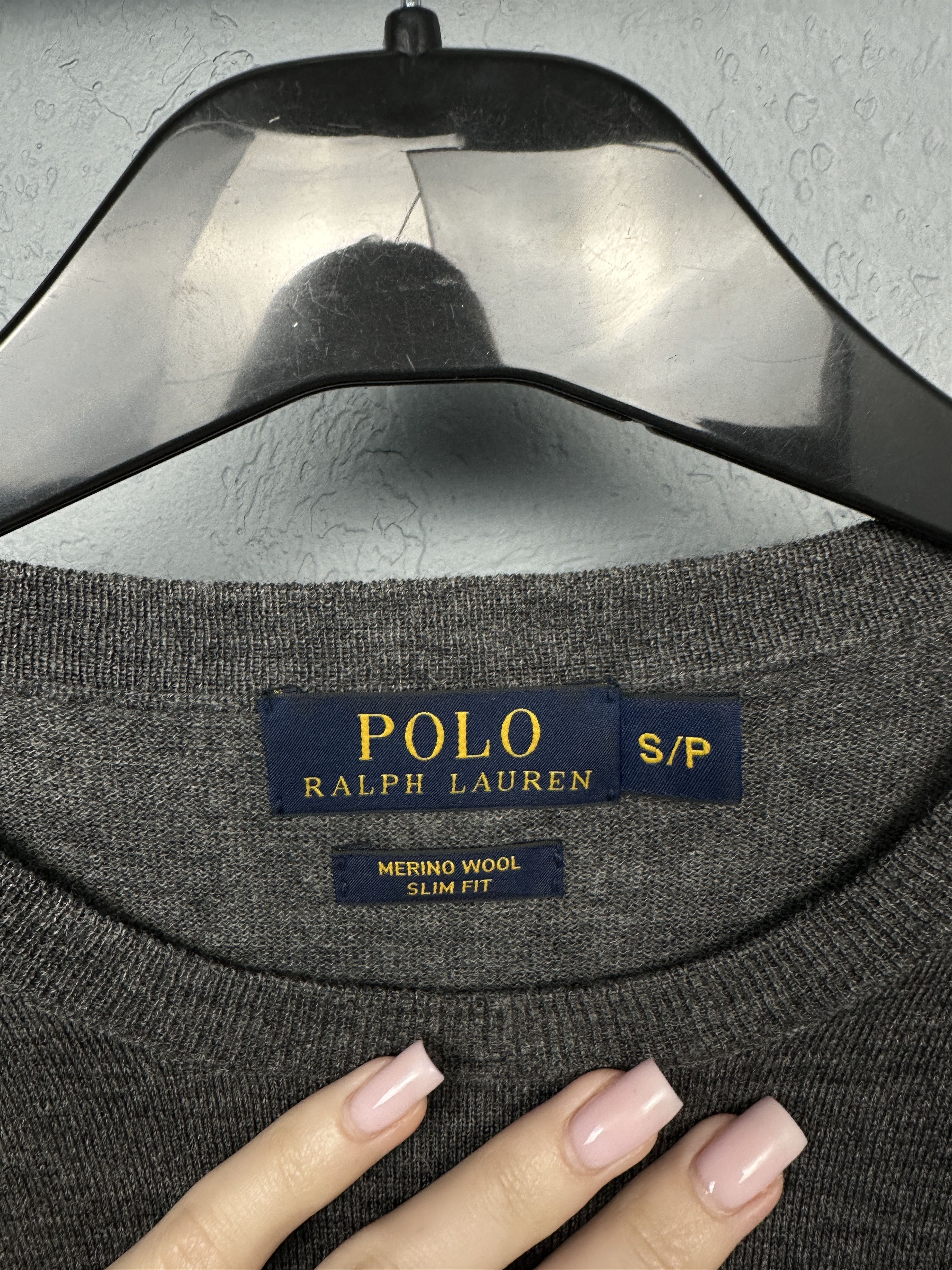 Polo Ralph Lauren Polo Ralph Lauren Mens Crew Neck Merino Wool Knit Sweater Size US S / EU 44-46 / 1 - 4 Thumbnail