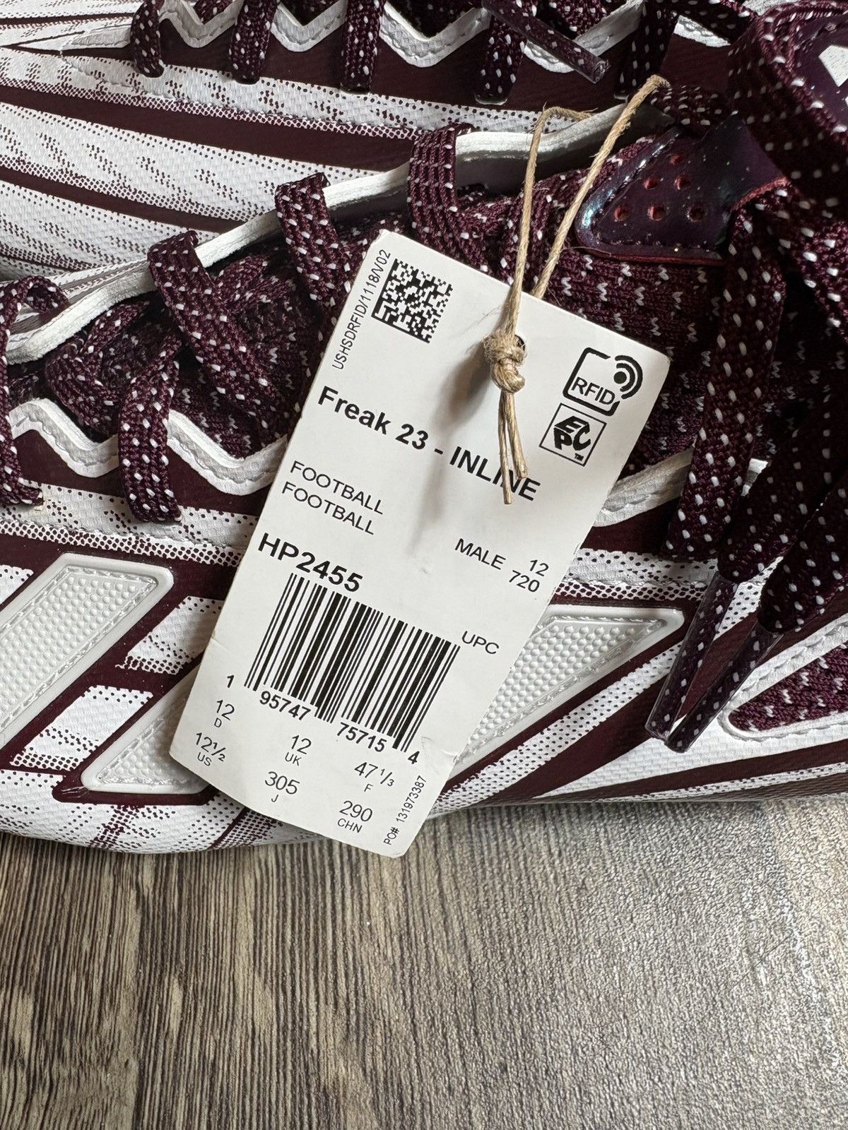 Adidas Adidas Freak 23 Inline HP2455 Maroon White Men’s Size 12.5 Size US 12.5 / EU 45-46 - 6 Thumbnail