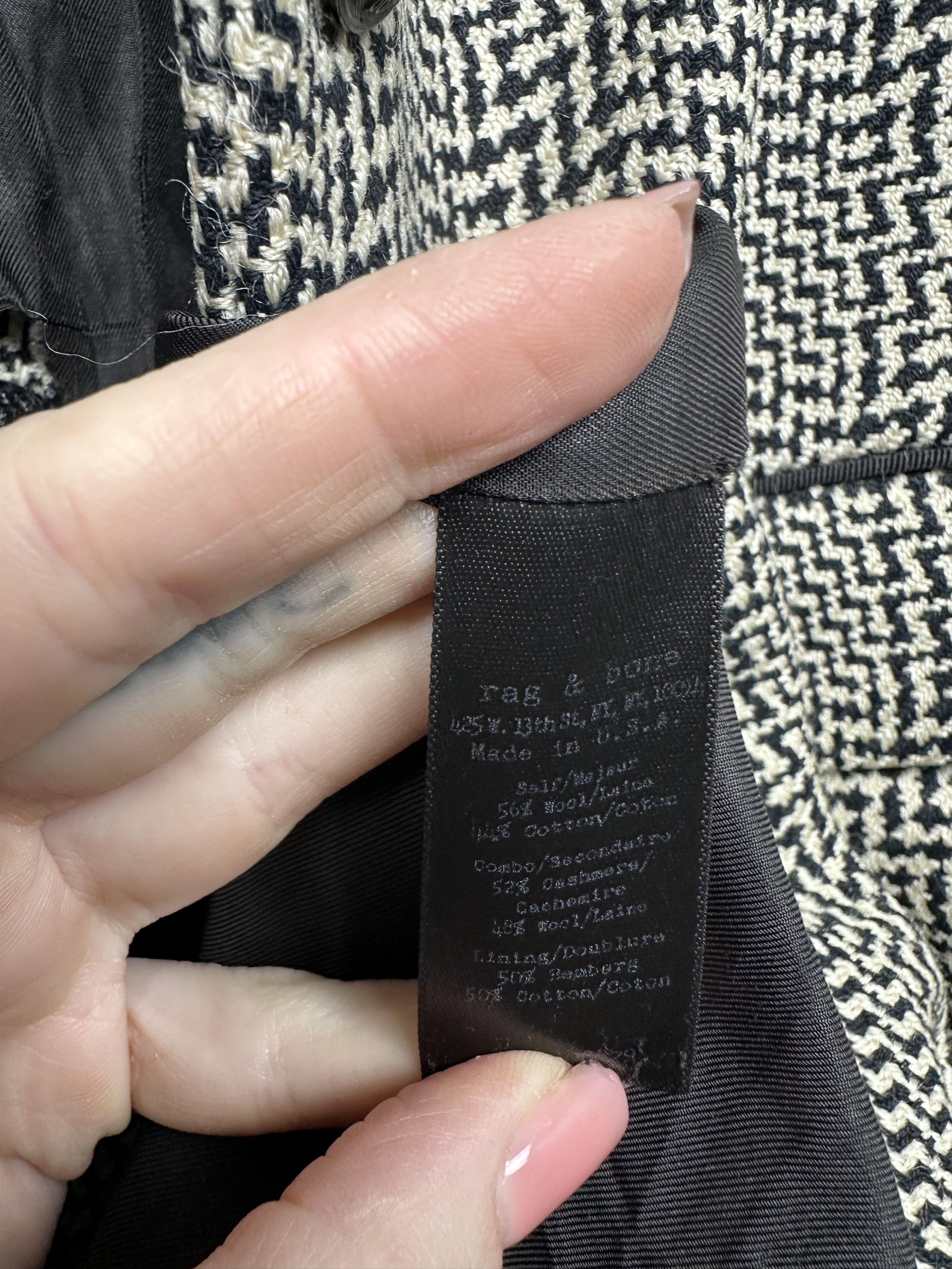 Rag & Bone Rag & Bone Womens Wool Coat Jacket Size M / US 6-8 / IT 42-44 - 4 Thumbnail