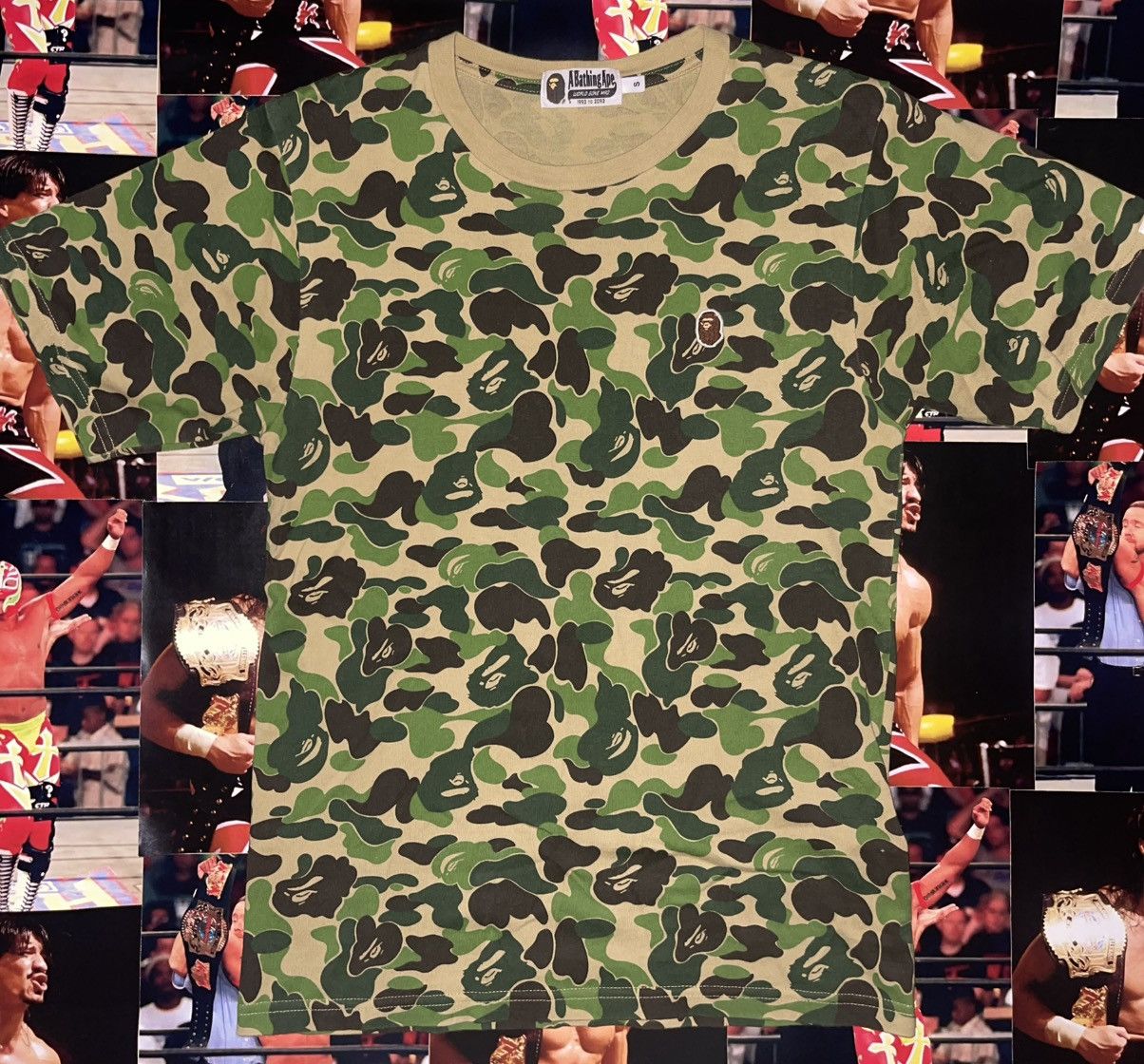 Bape Bape ABC Camo Ape Head One Point Tee (S) Size US S / EU 44-46 / 1 - 3 Thumbnail