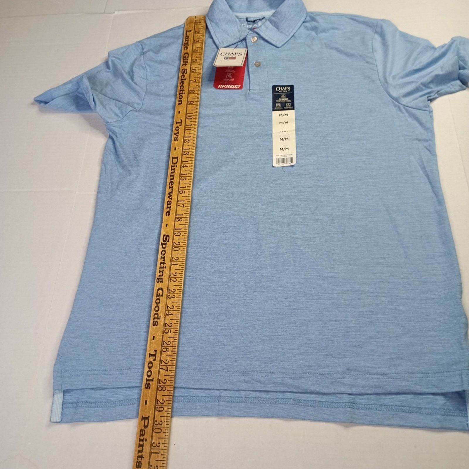 Chaps Chaps Everyday Performance Polo Shirt Men's Size M Blue Size US M / EU 48-50 / 2 - 6 Thumbnail