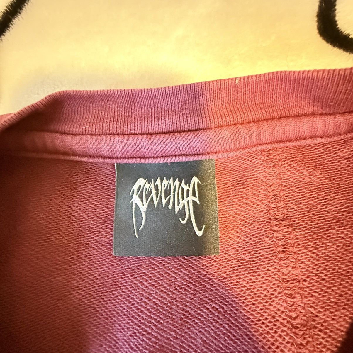 Revenge Revenge Patchwork Crewneck Red Size Large Size US L / EU 52-54 / 3 - 5 Thumbnail