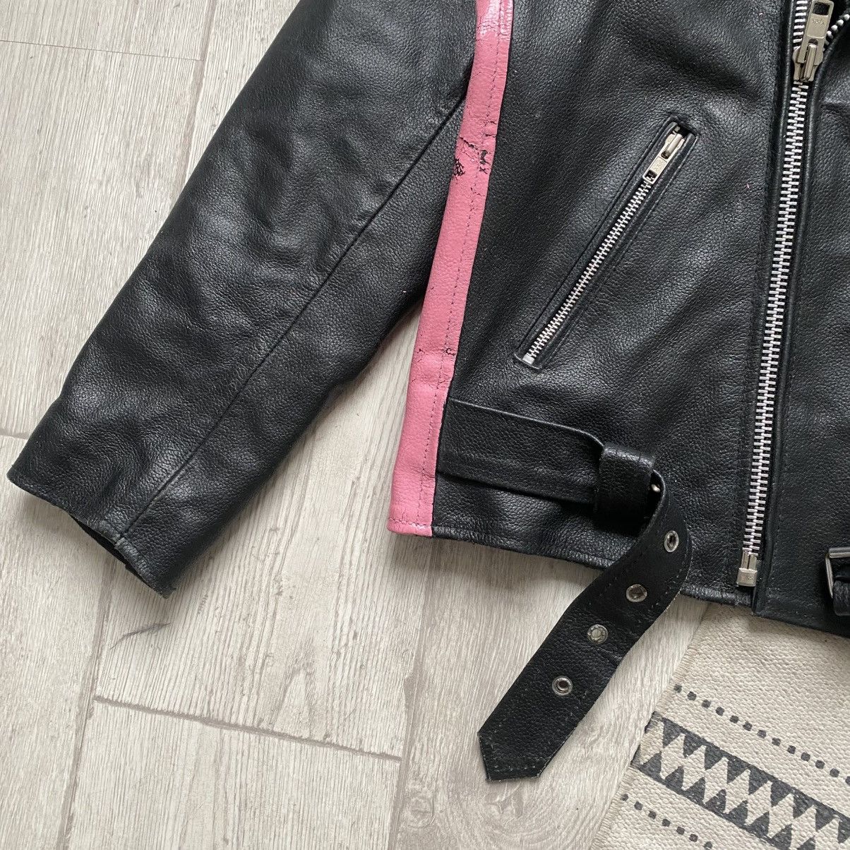 Genuine Leather Vintage 80s Heavy Punk Real Leather biker Jacket Sex Pistols Size S / US 4 / IT 40 - 4 Thumbnail