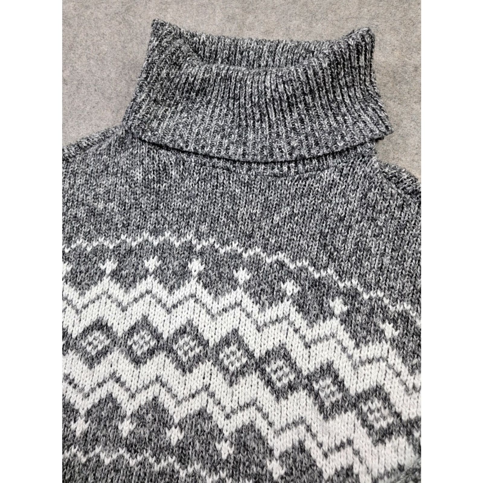 Garage Garage Sweater Womens Medium Gray Pullover Turtleneck Knit Winter Casual Size M / US 6-8 / IT 42-44 - 2 Thumbnail