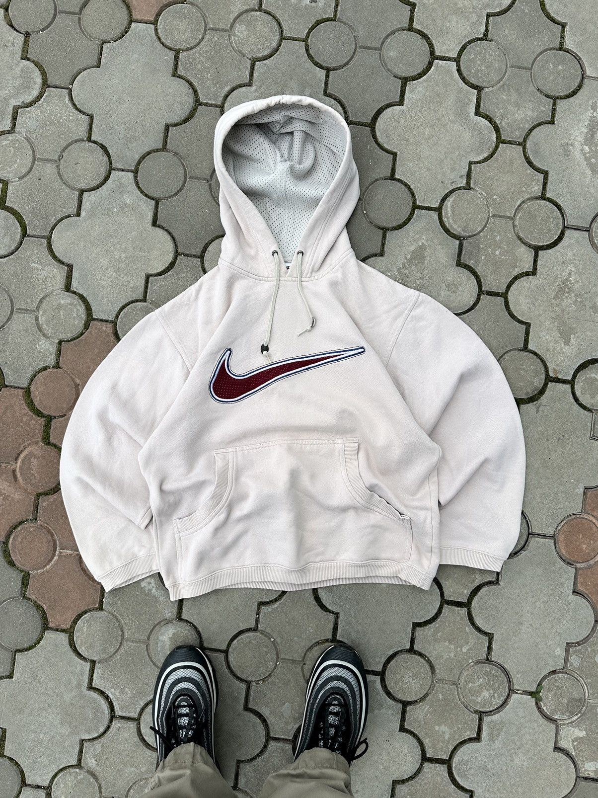 Nike Swoosh Hoodie 90's Nike Hoodie Shop 90's Vintage Nike