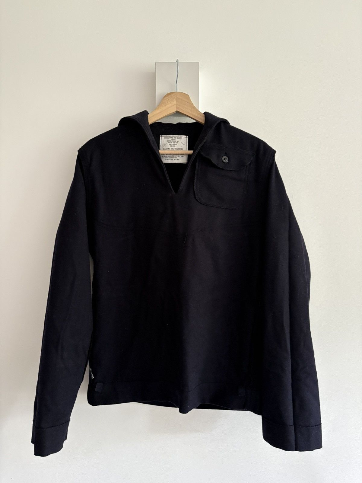 Other Vintage US Navy Wool Shirt Size US S / EU 44-46 / 1 - 1 Thumbnail