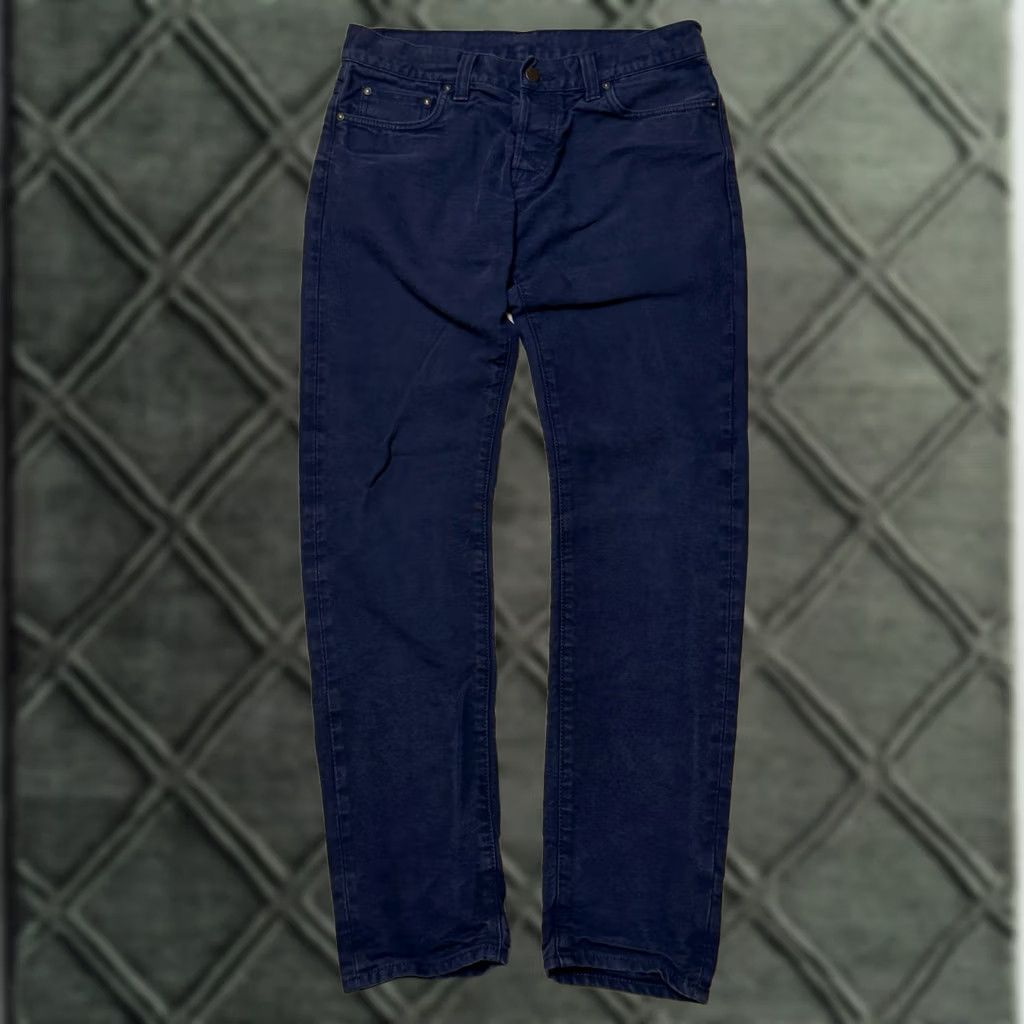 Carhartt Wip Carhartt WIP Privateer Pants Selvedge Denim 30x34 Dark Wash Tunisia Work Jeans Mens Regular Blue Cotton Denim 5-Pocket Design Straight Size US 30 / EU 46 - 1 Thumbnail
