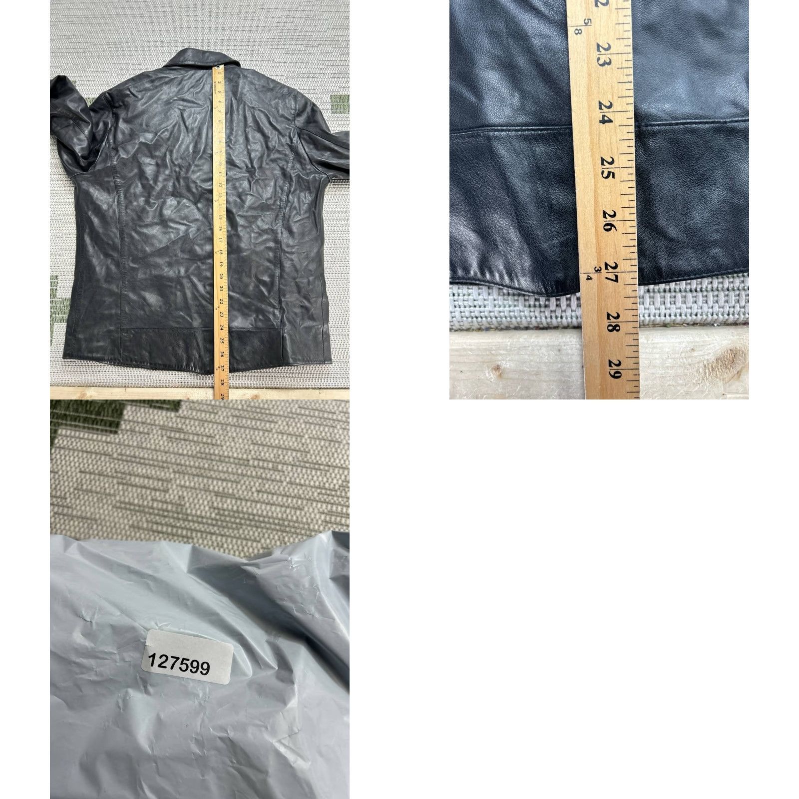 P&Co P&Co Jacket Womens Xxl Black Leather Full Zip New Size XXL / US 16-18 / IT 52-54 - 8 Thumbnail